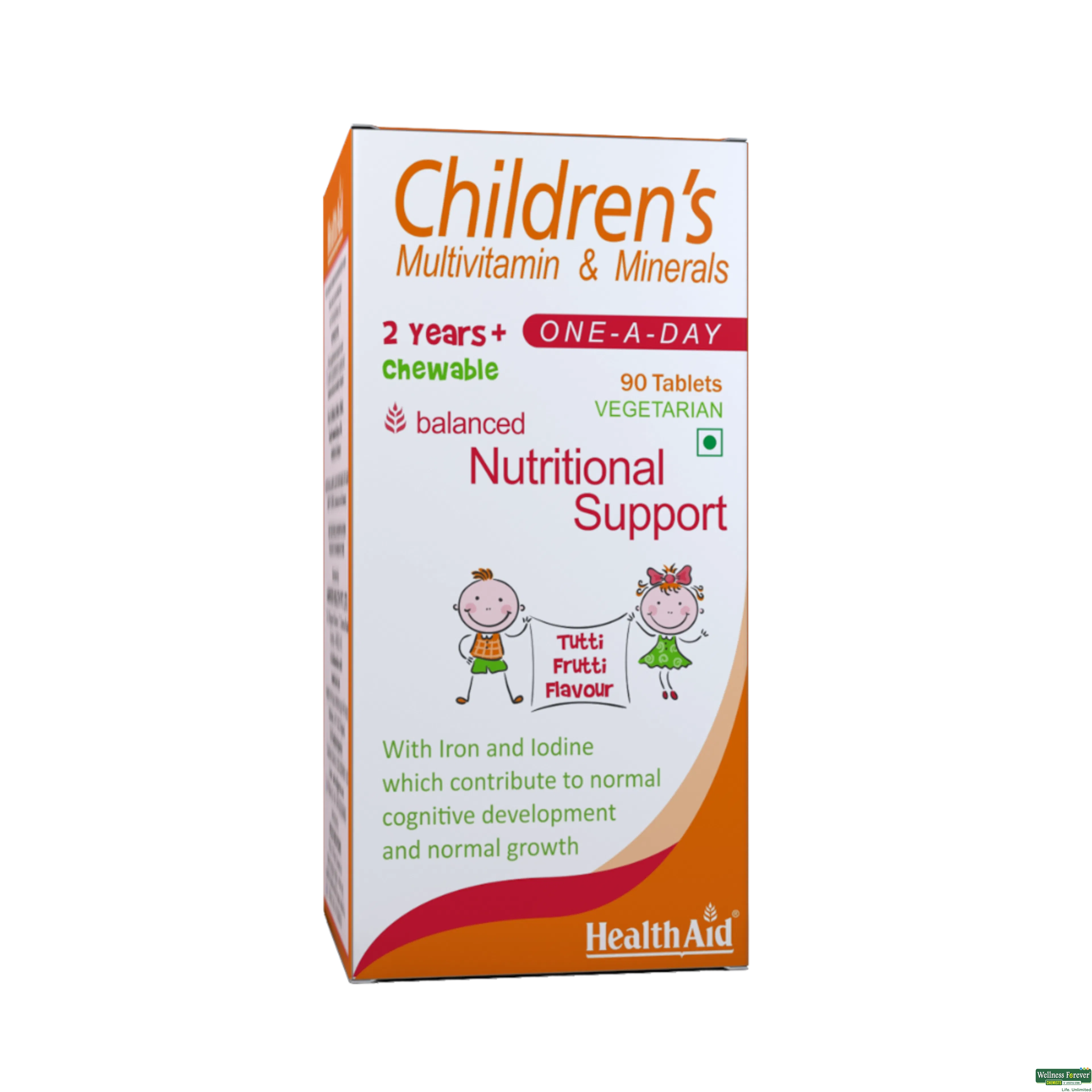 HEALTH AID CHILDRENS MULTI-VIT 90TAB-image