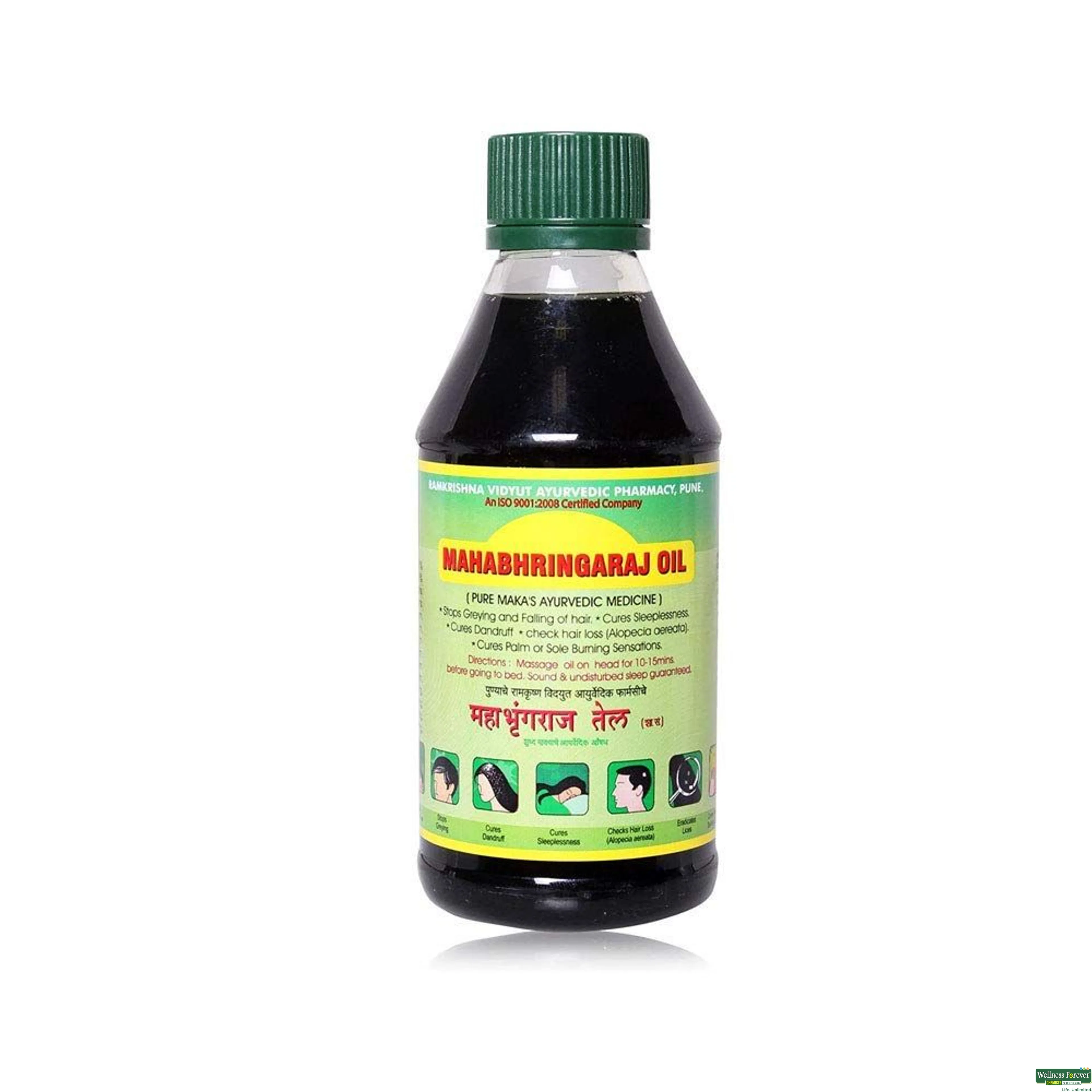 MAHA BHRINGRAJ HR/OIL PUNE 200ML-image