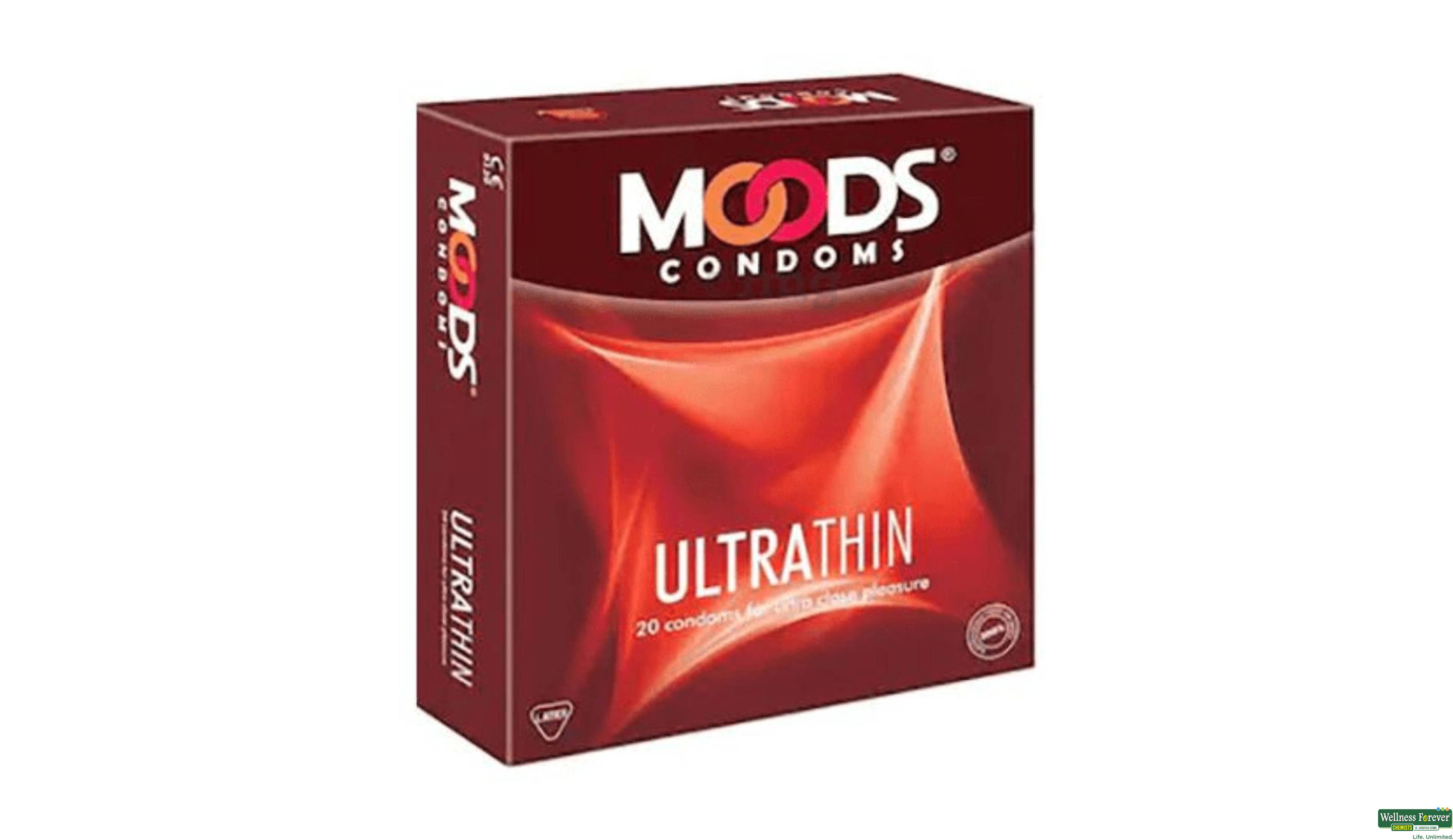 MOODS CONDOM PANACHE ULTRA THIN 20PC- 1, 20PC, 