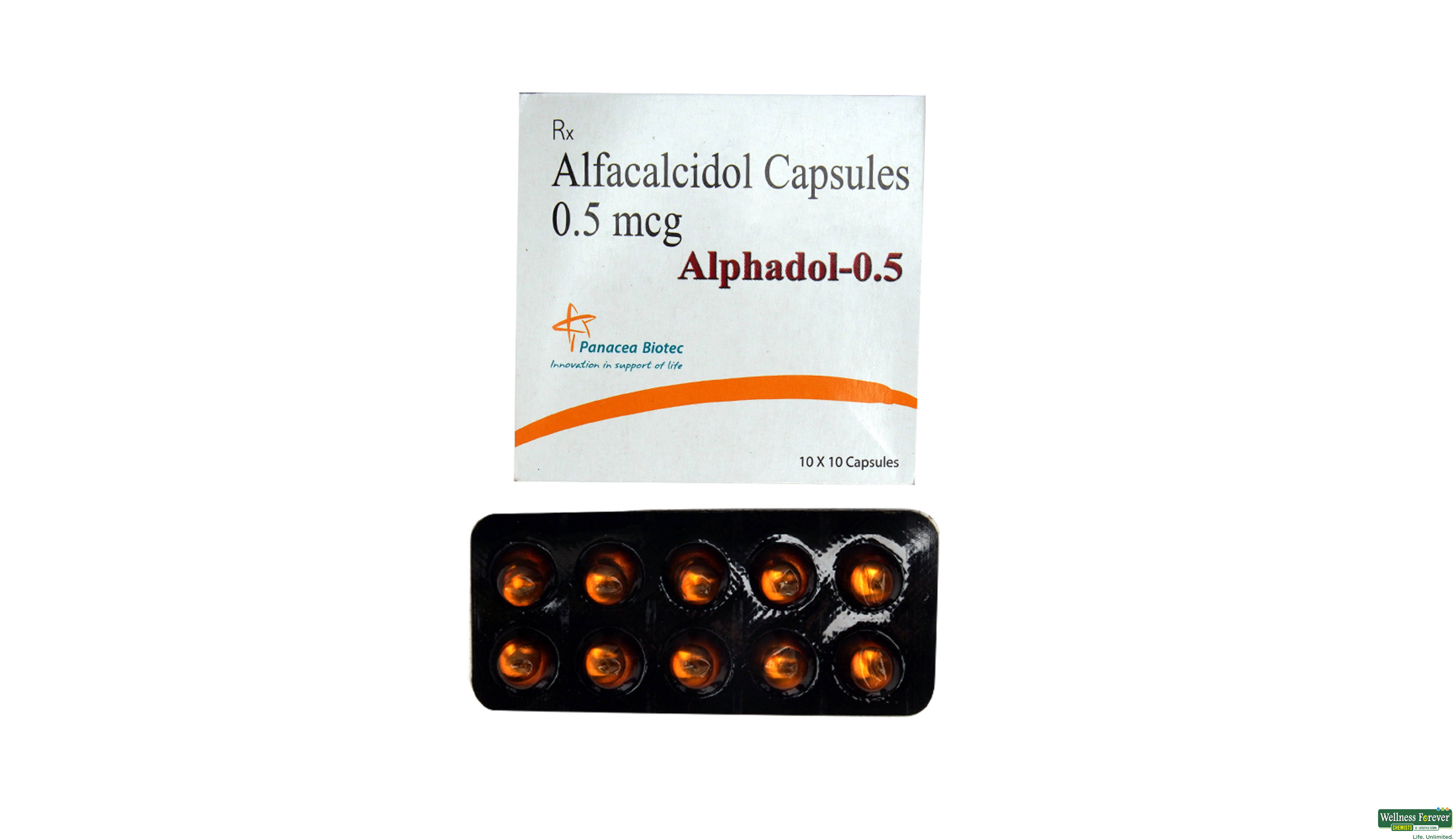 ALPHADOL 0.5MCG 10CAP- 1, 10CAP, 