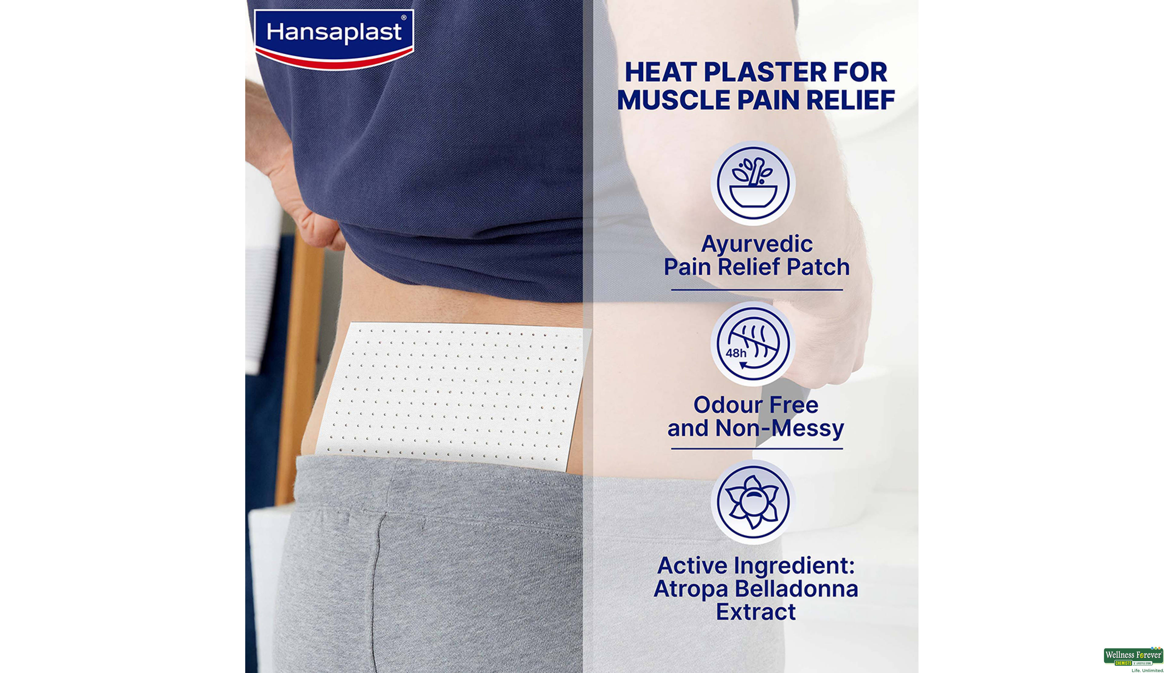 HANSAPLAST BELLADONNA LION PLASTER 1PC- 2, 1PC, 