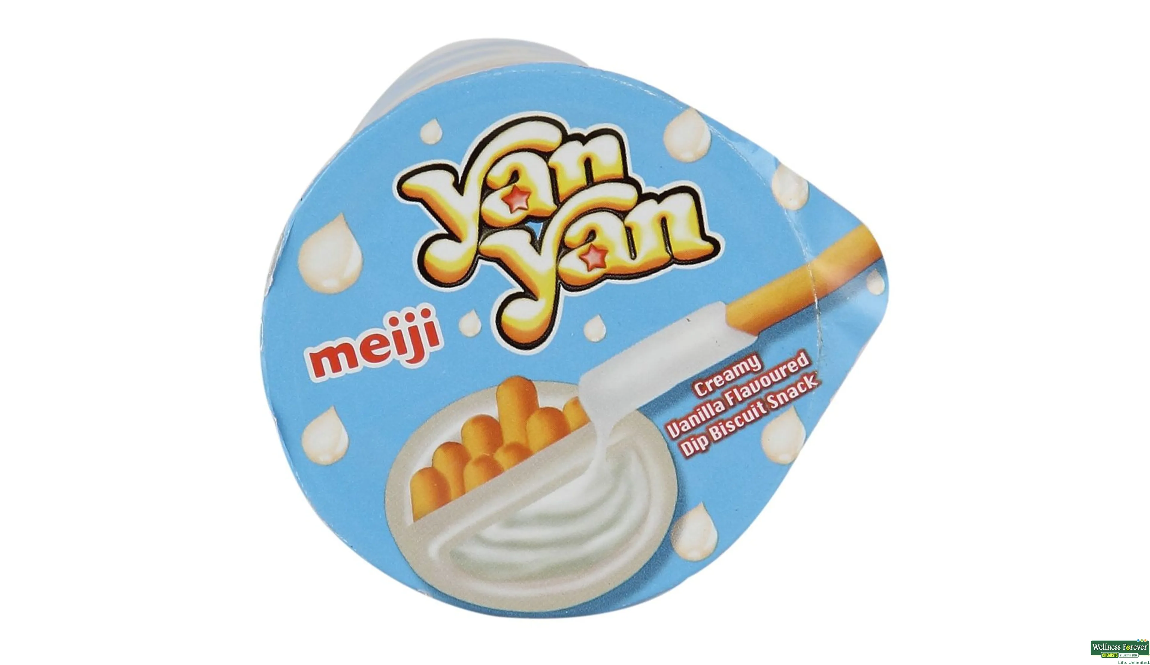 Meiji Yan Yan Creamy Chocolate Flavoured Dip Biscuit - 50g