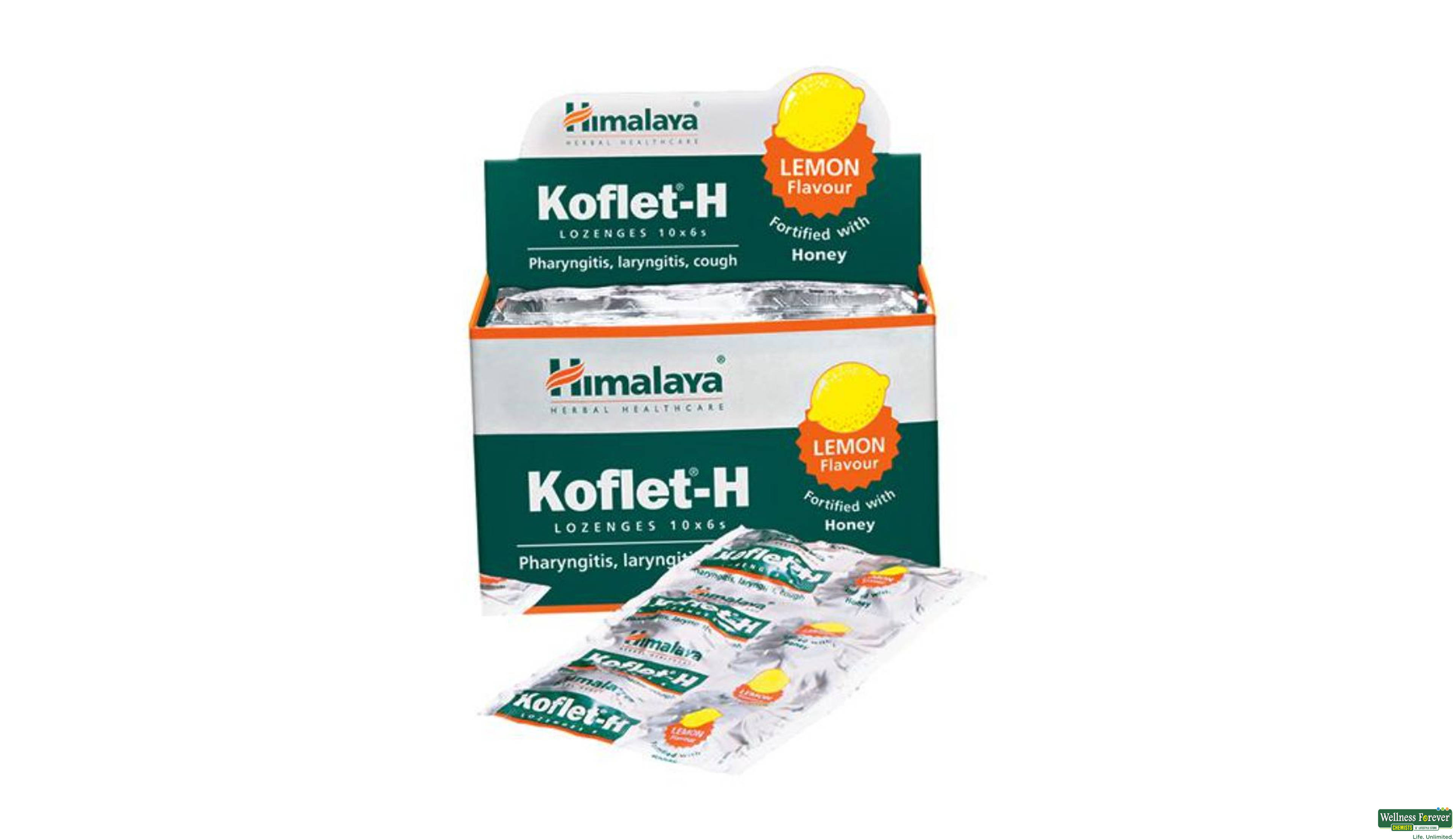 KOFLET-H LEMON 6TAB- 3, 6TAB, 