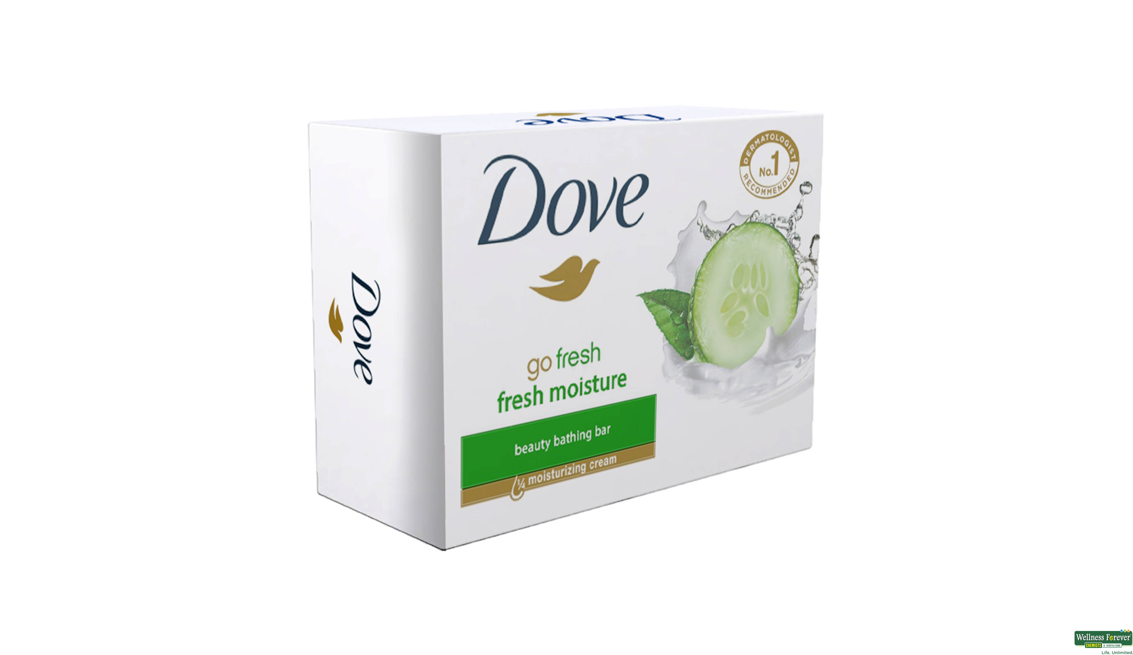 DOVE SOAP FRESH MOIST 75GM- 6, 75GM, 