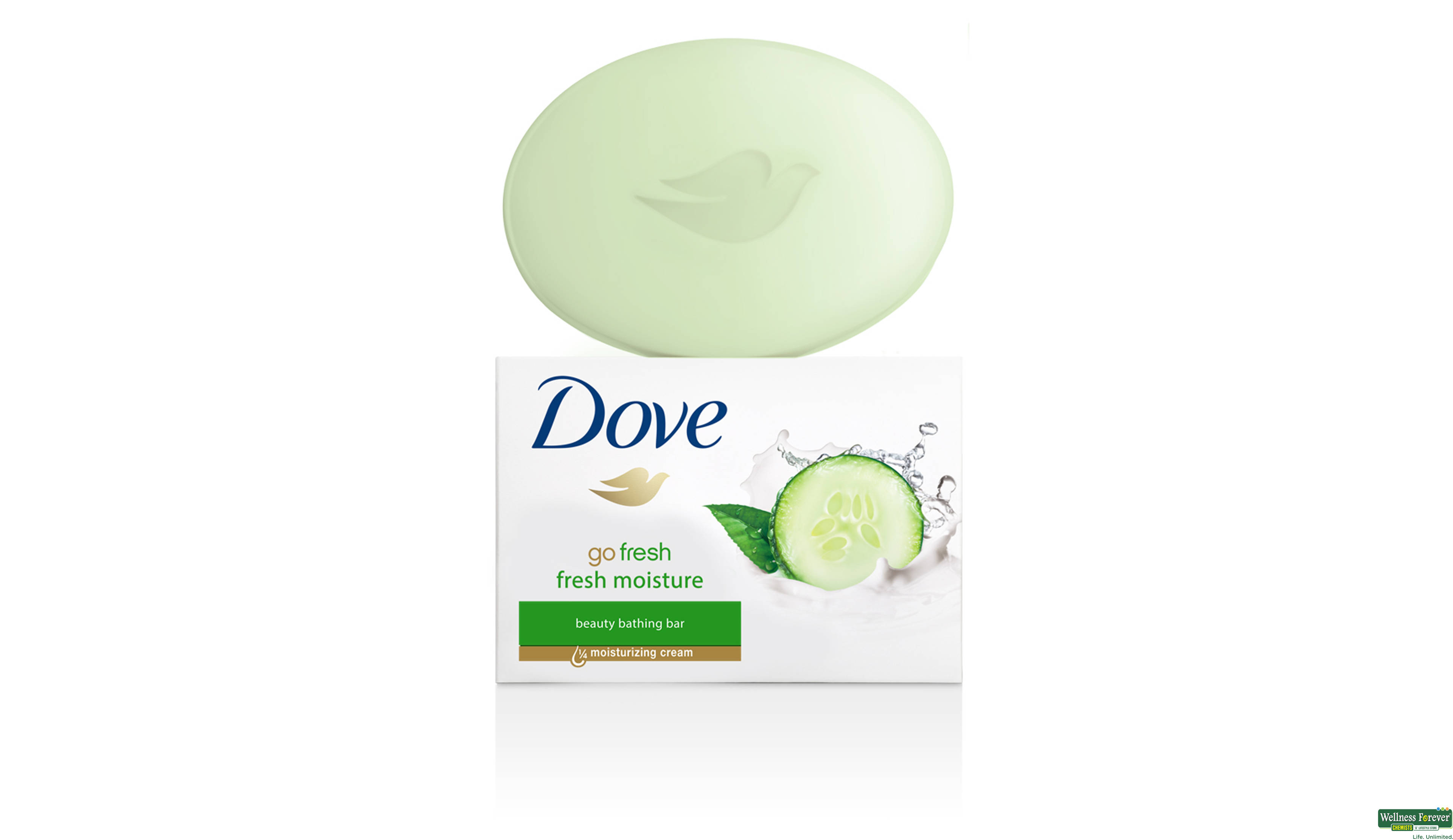 DOVE SOAP FRESH MOIST 75GM- 10, 75GM, 