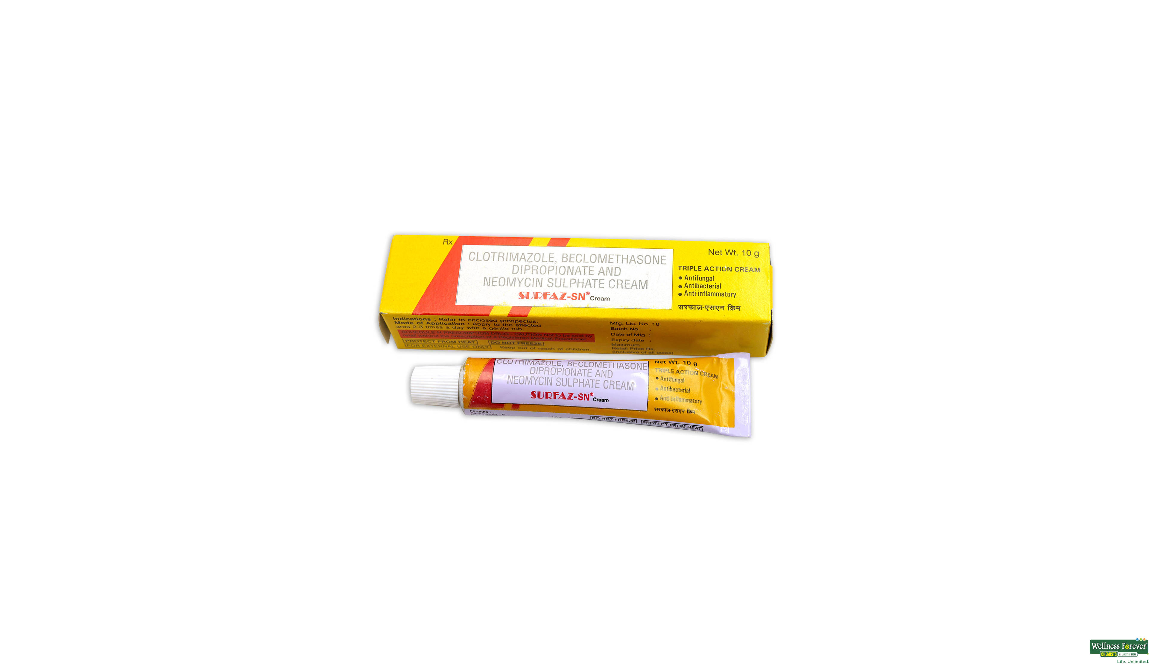 SURFAZ SN CREAM 10GM- 1, 10GM, 
