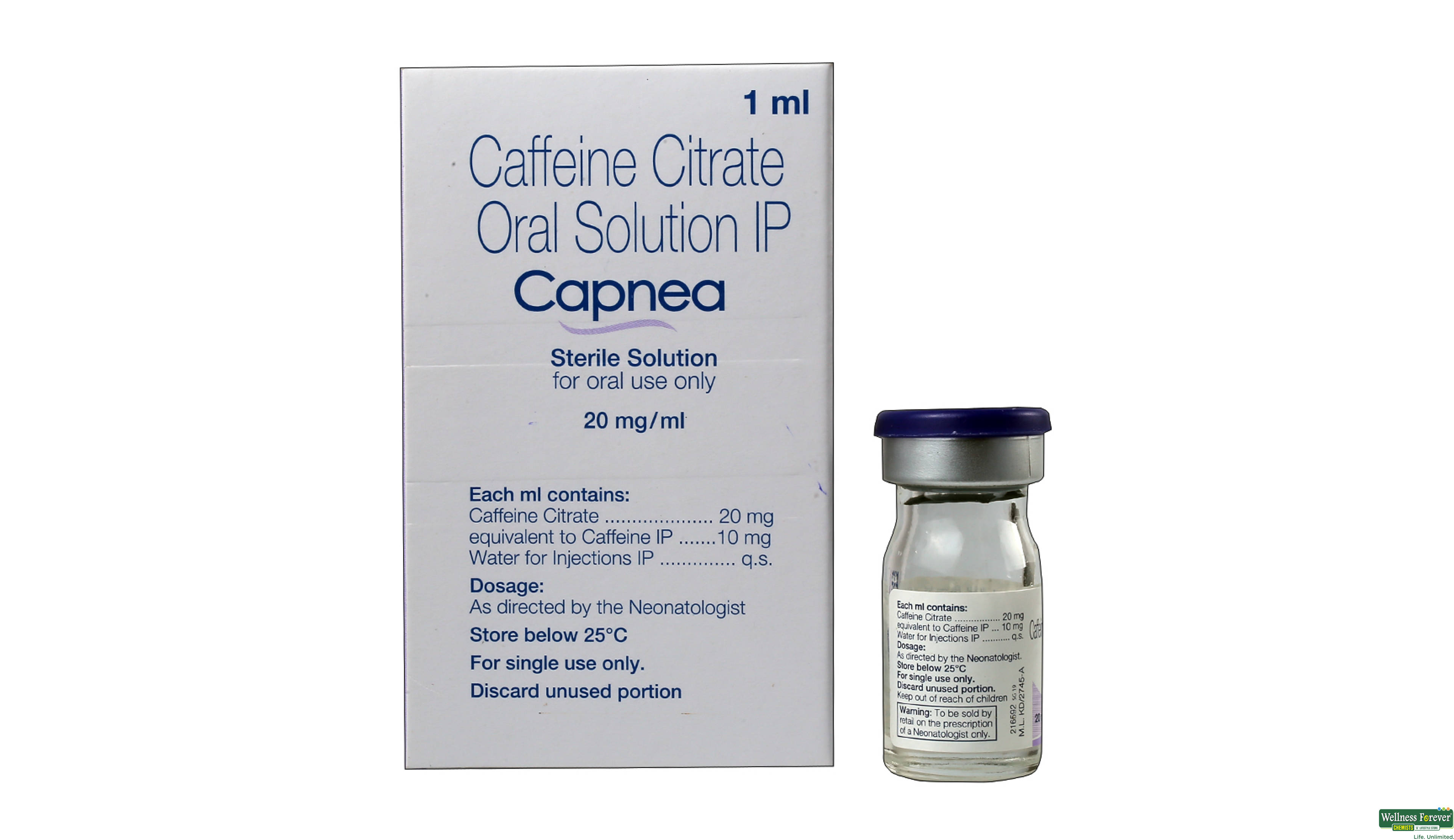 CAPNEA ORAL SOLN 1ML- 2, 1ML, 