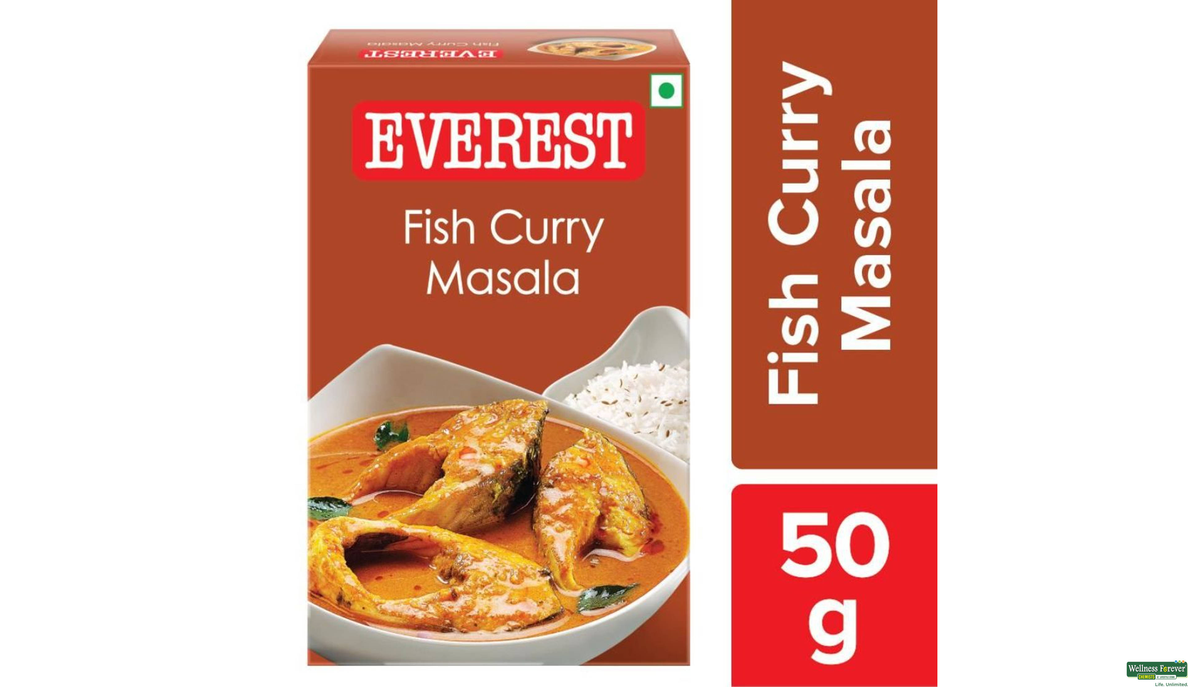 EVEREST MASALA FISH CURRY 50GM- 1, 50GM, 