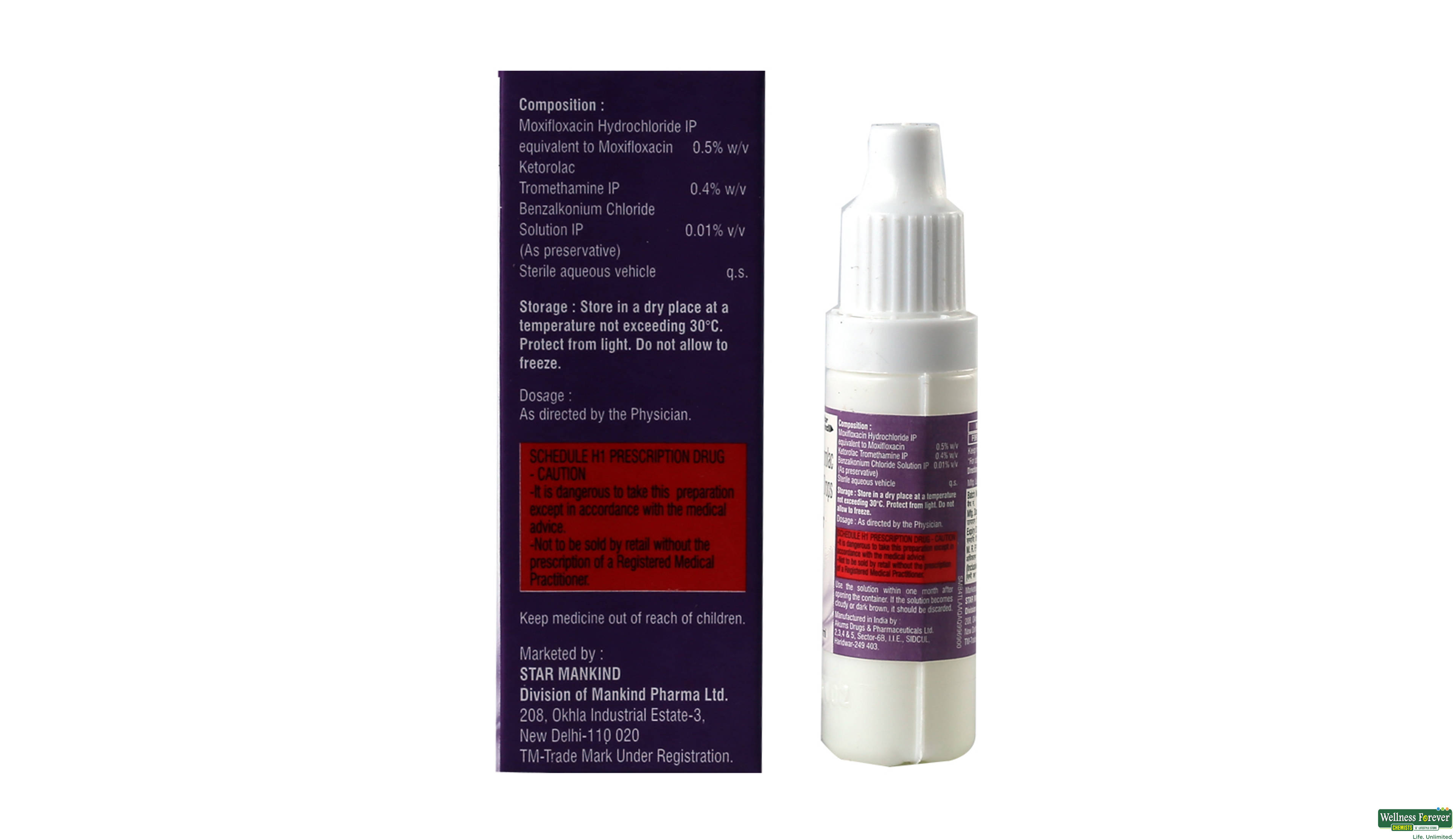 MAHAFLOX-KT E/DROP 5ML- 2, 5ML, 