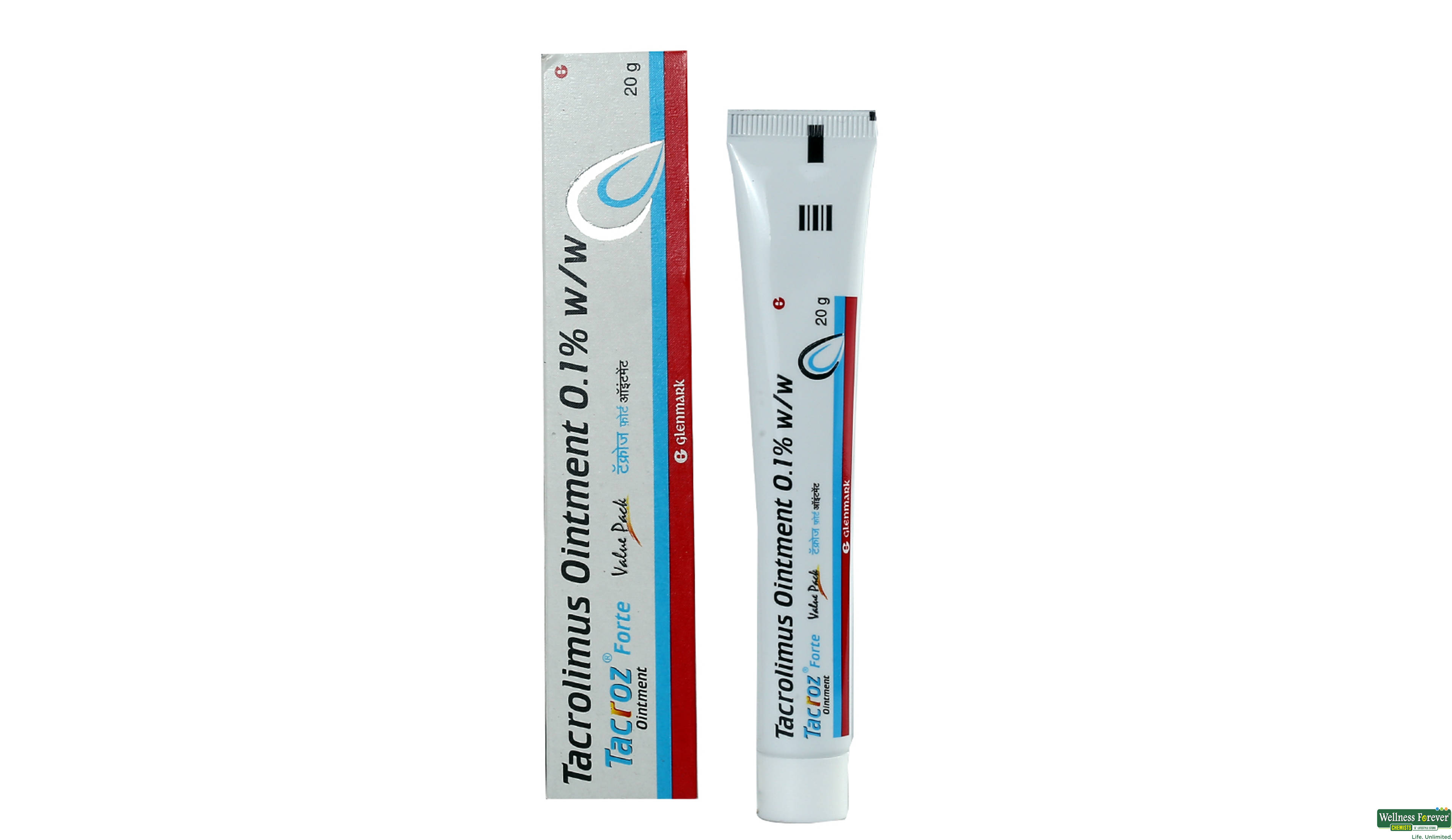 TACROZ-FORTE OINT 20GM- 1, 20GM, 