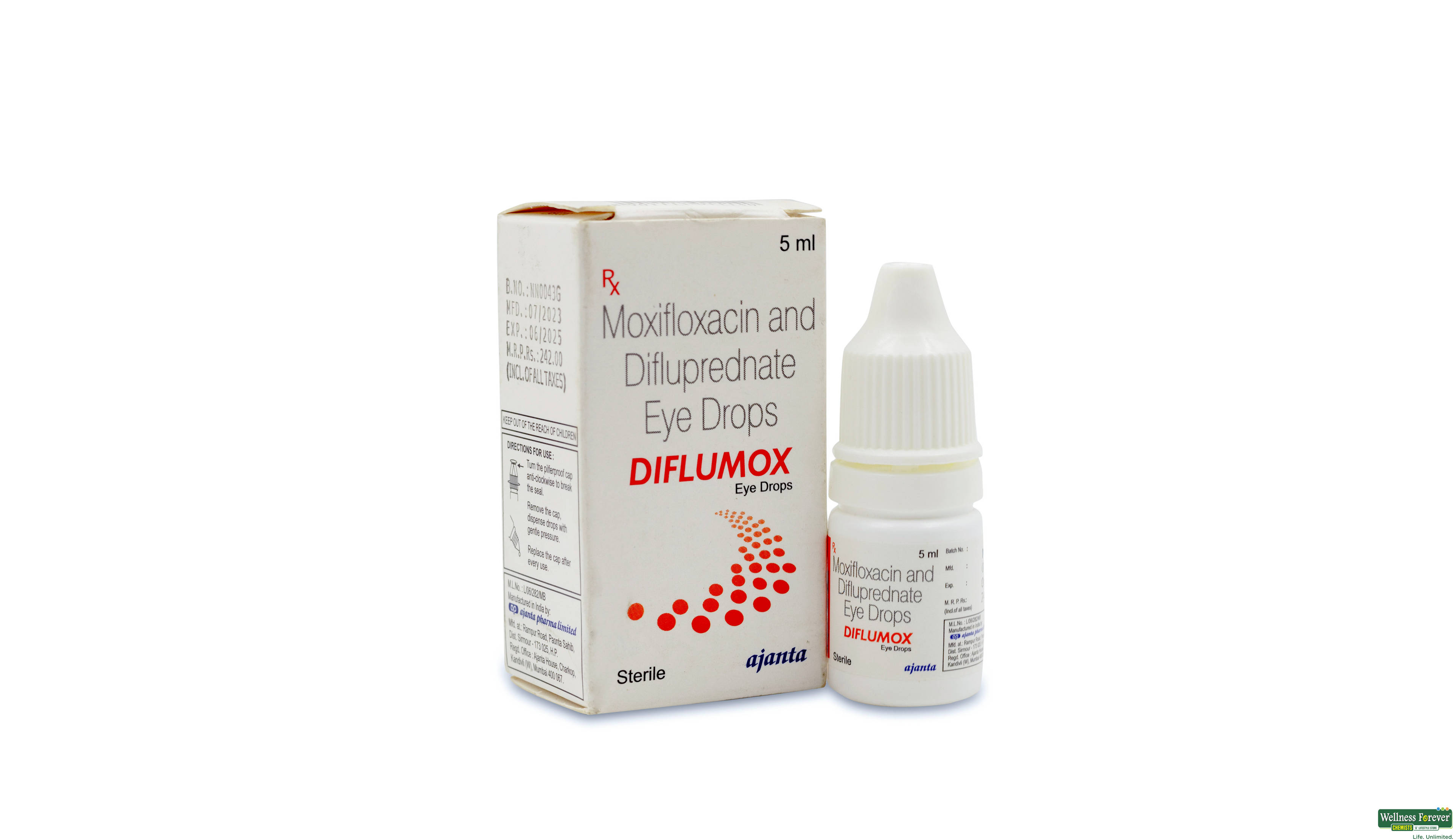 DIFLUMOX E/DROPS 5ML- 1, 5ML, 