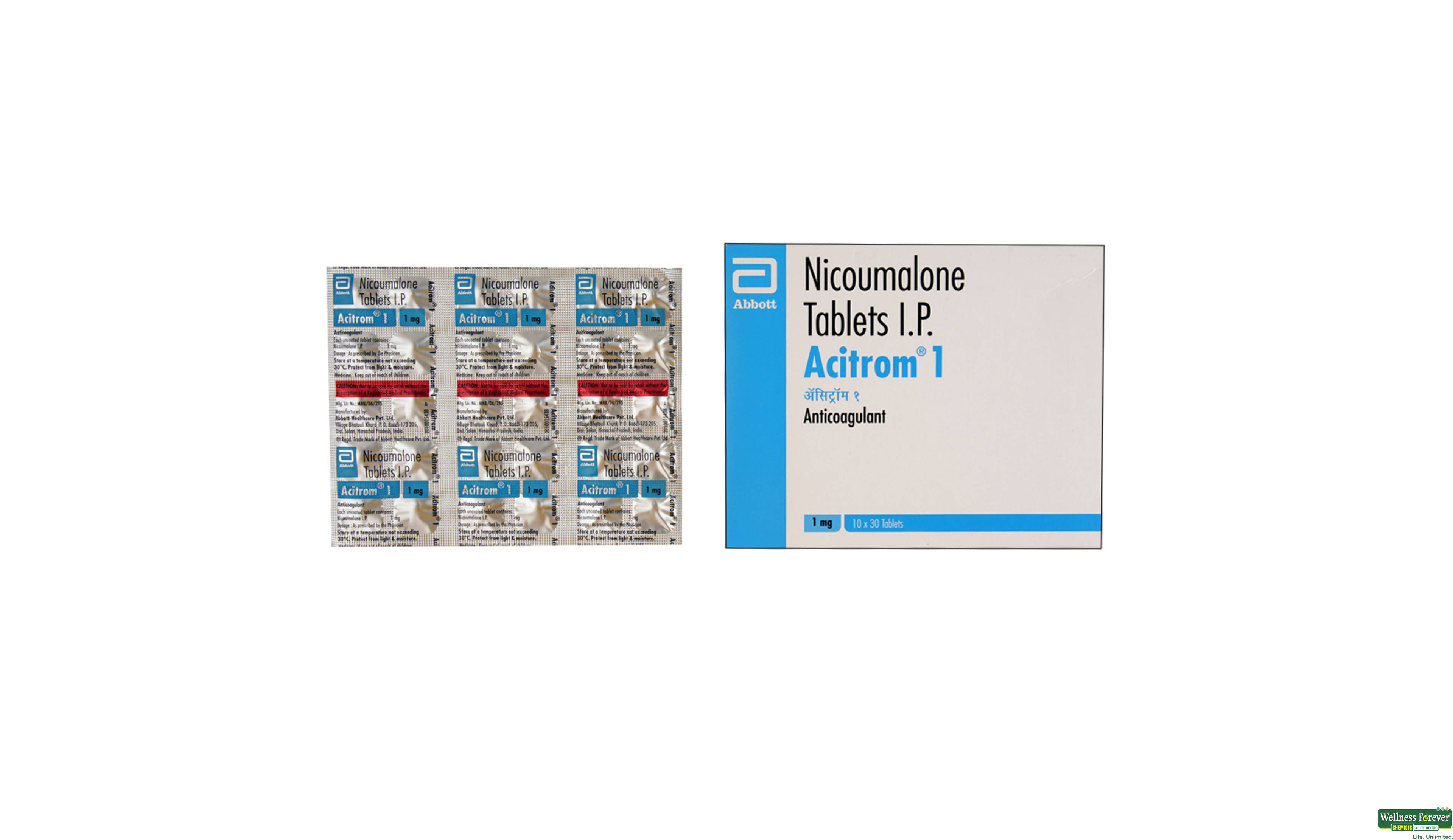 ACITROM 1MG 30TAB- 1, 30TAB, 