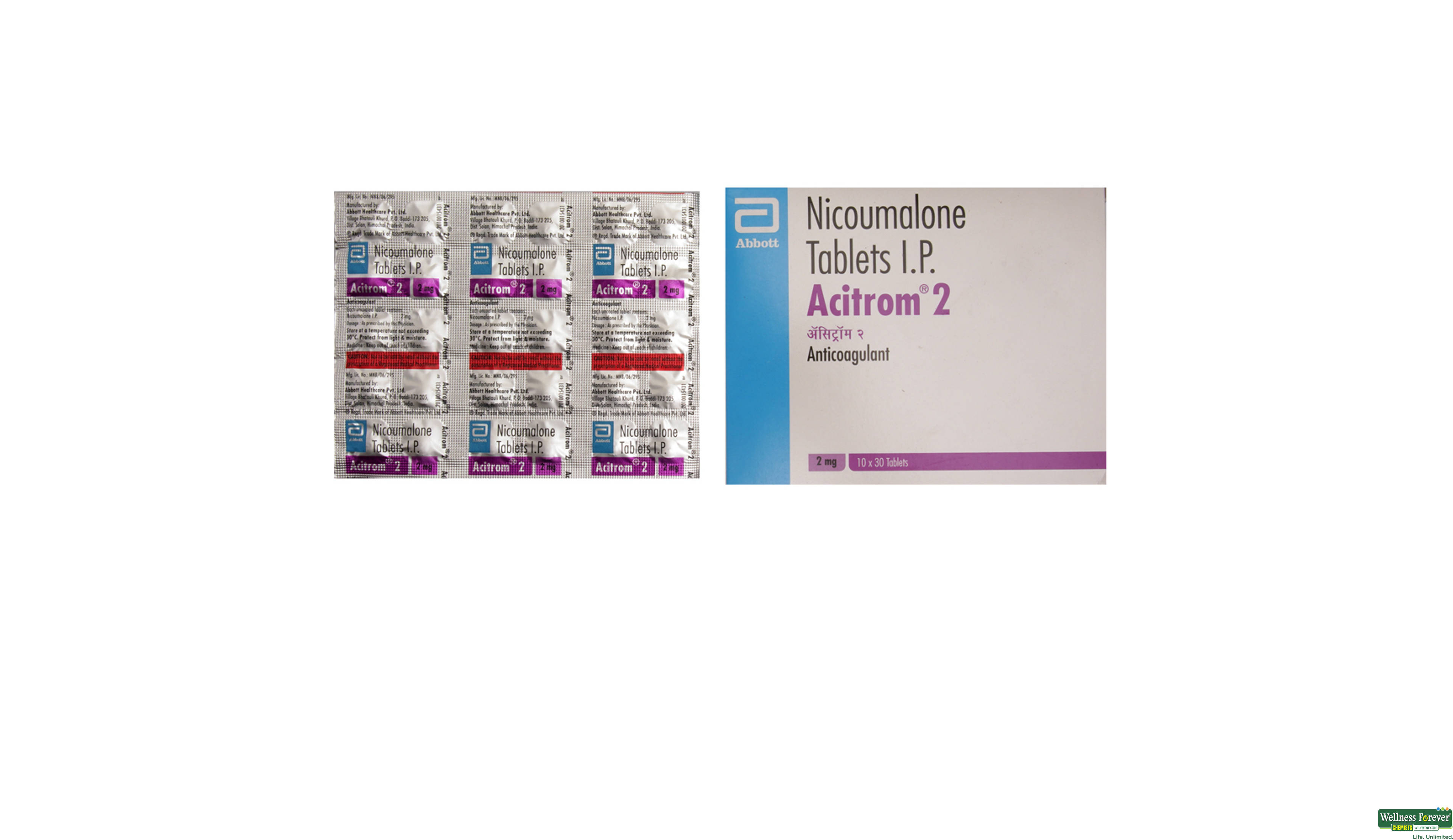 ACITROM 2MG 30TAB- 1, 30TAB, 