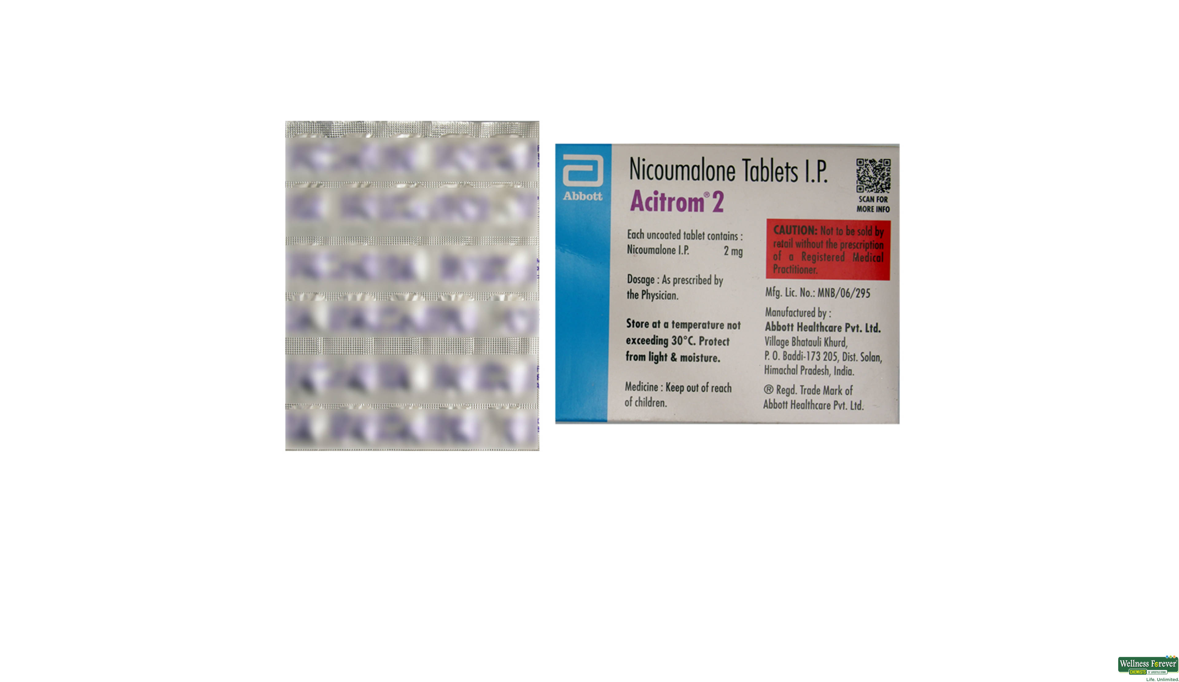 ACITROM 2MG 30TAB- 2, 30TAB, 