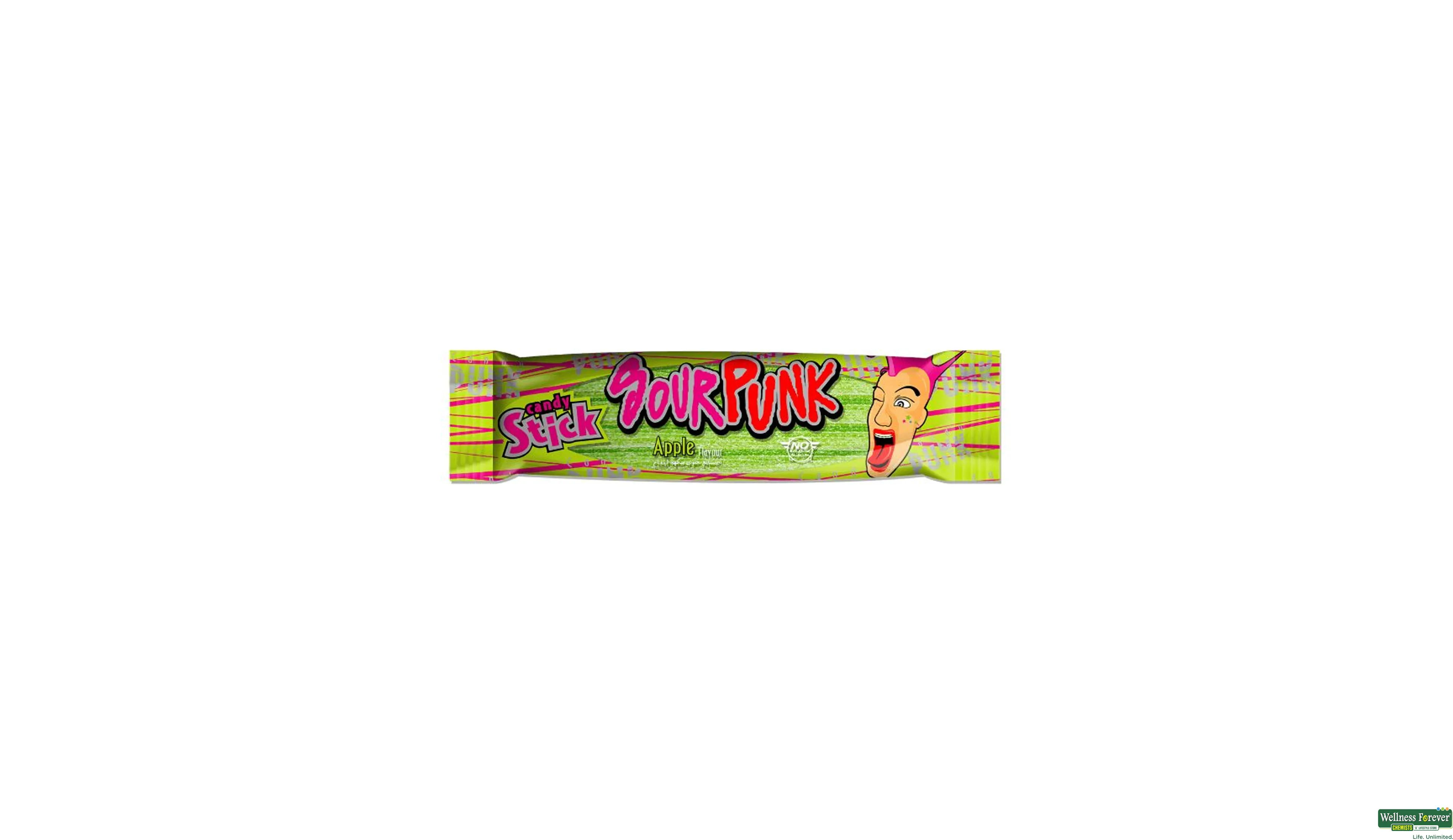 SOURPUNK CANDIES APPLE 40GM- 1, 40GM, null