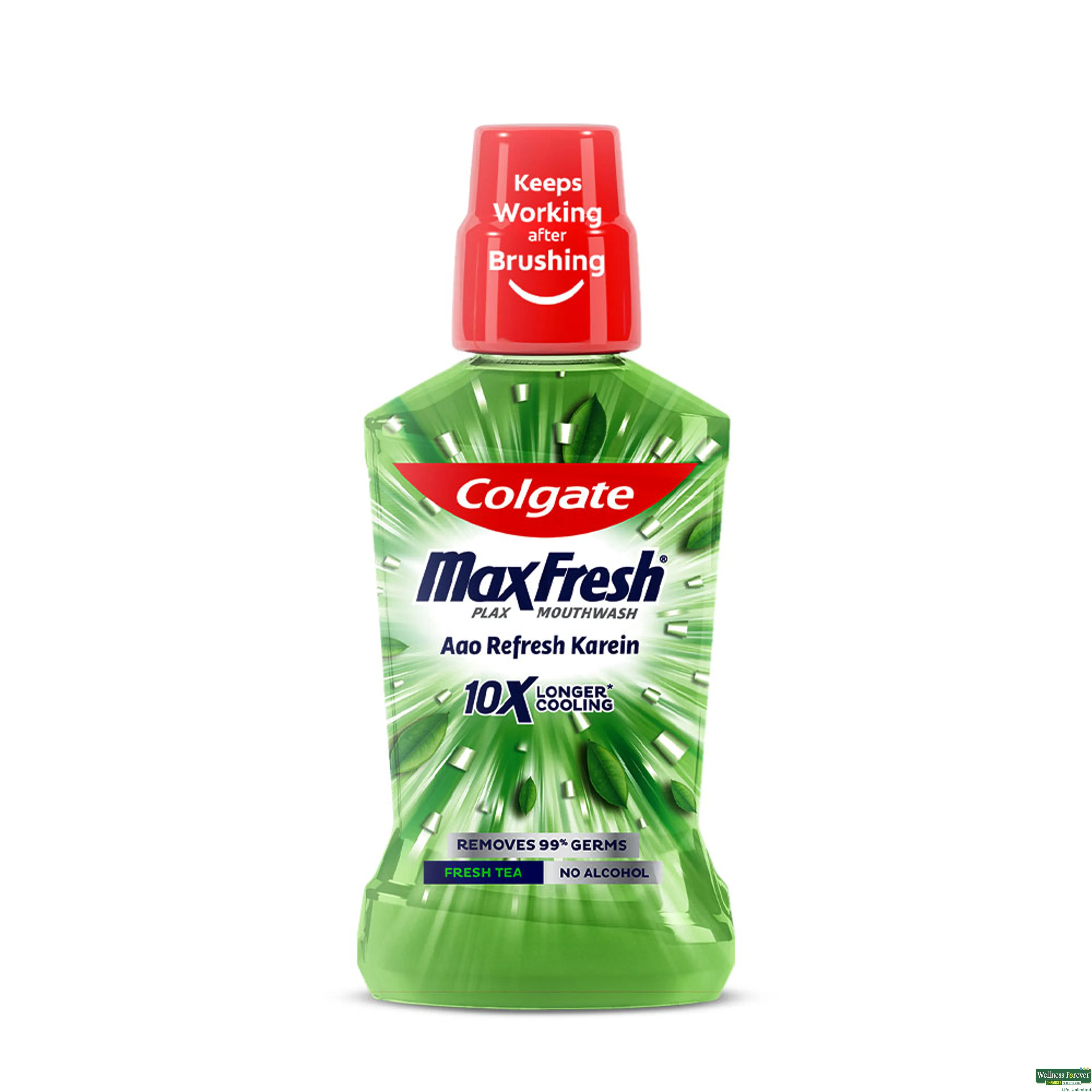 COLG M/WASH PLAX FRESH TEA 250ML-image