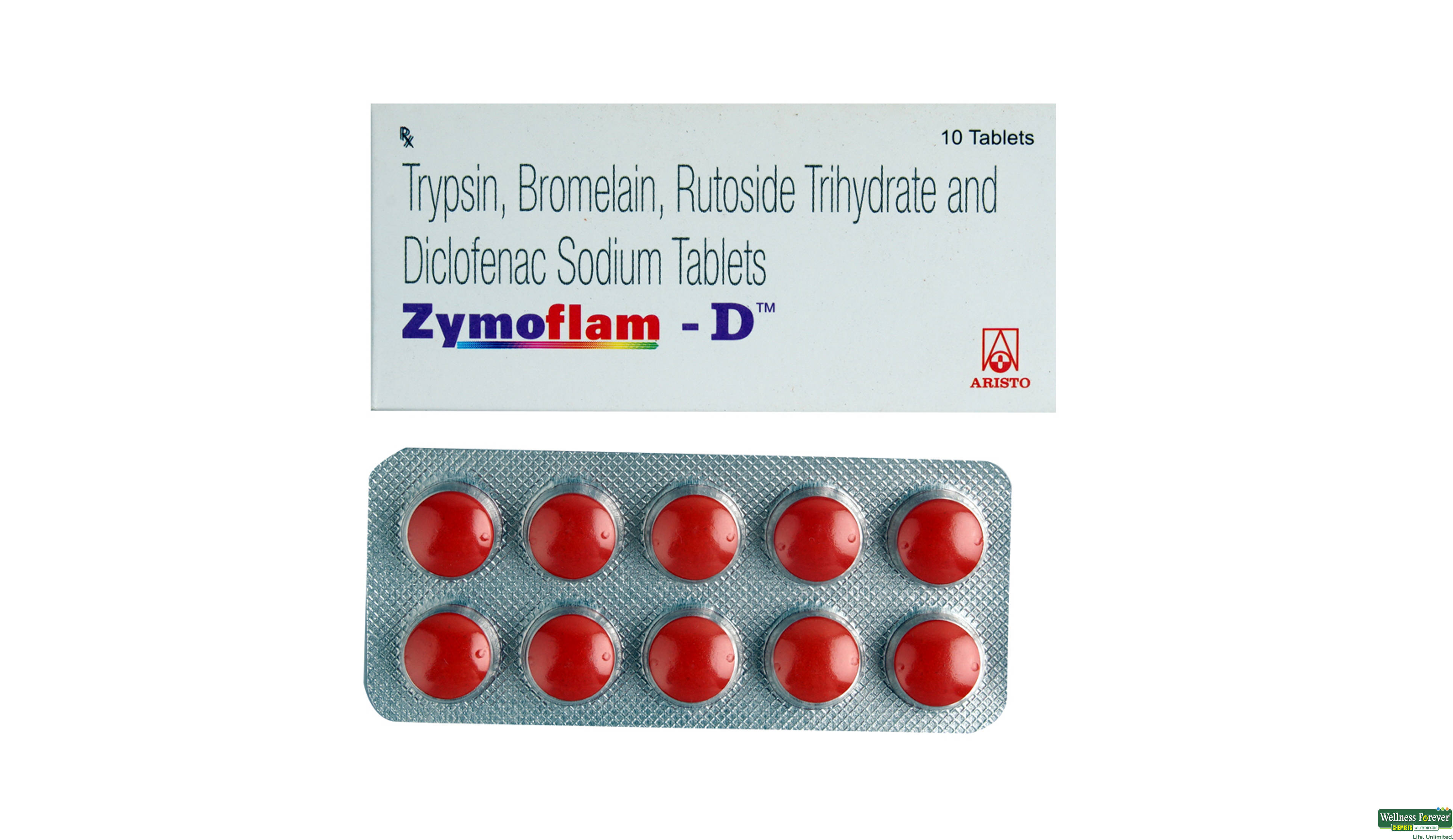 ZYMOFLAM-D 10TAB- 1, 10TAB, 