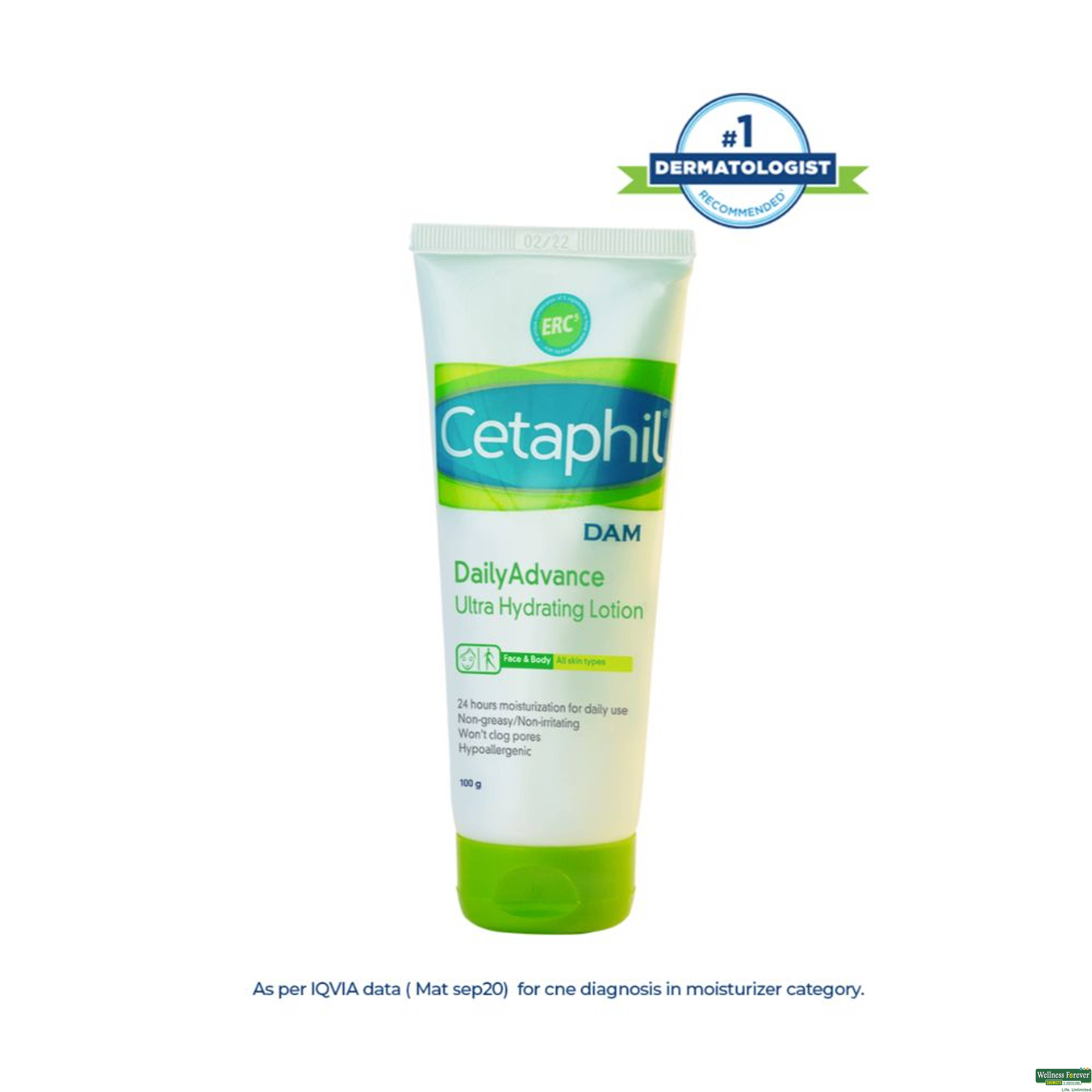 Cetaphil Dam Daily Advance Ultra Hydrating Lotion, 100 g-image