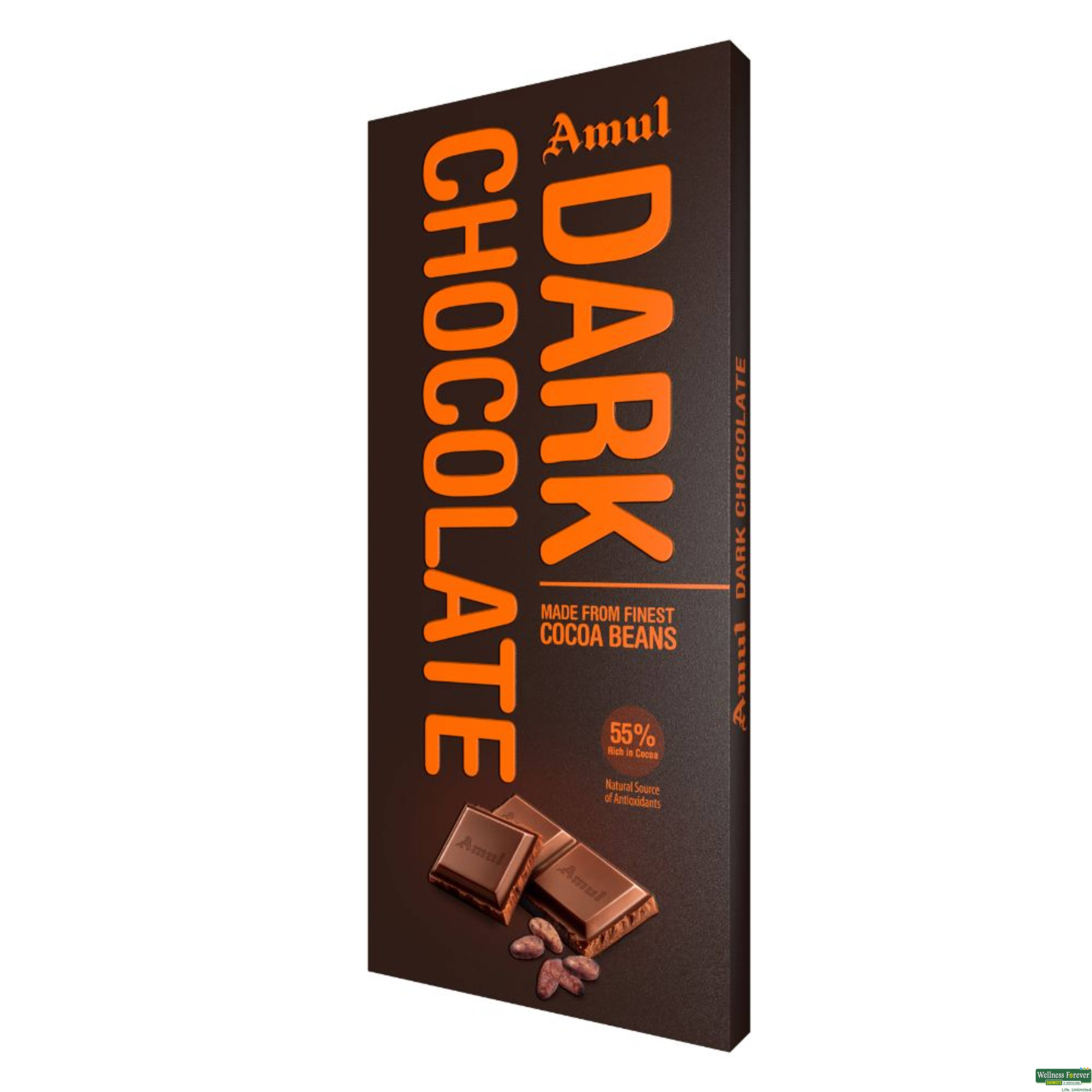 Amul Dark Chocolate, 150 g-image