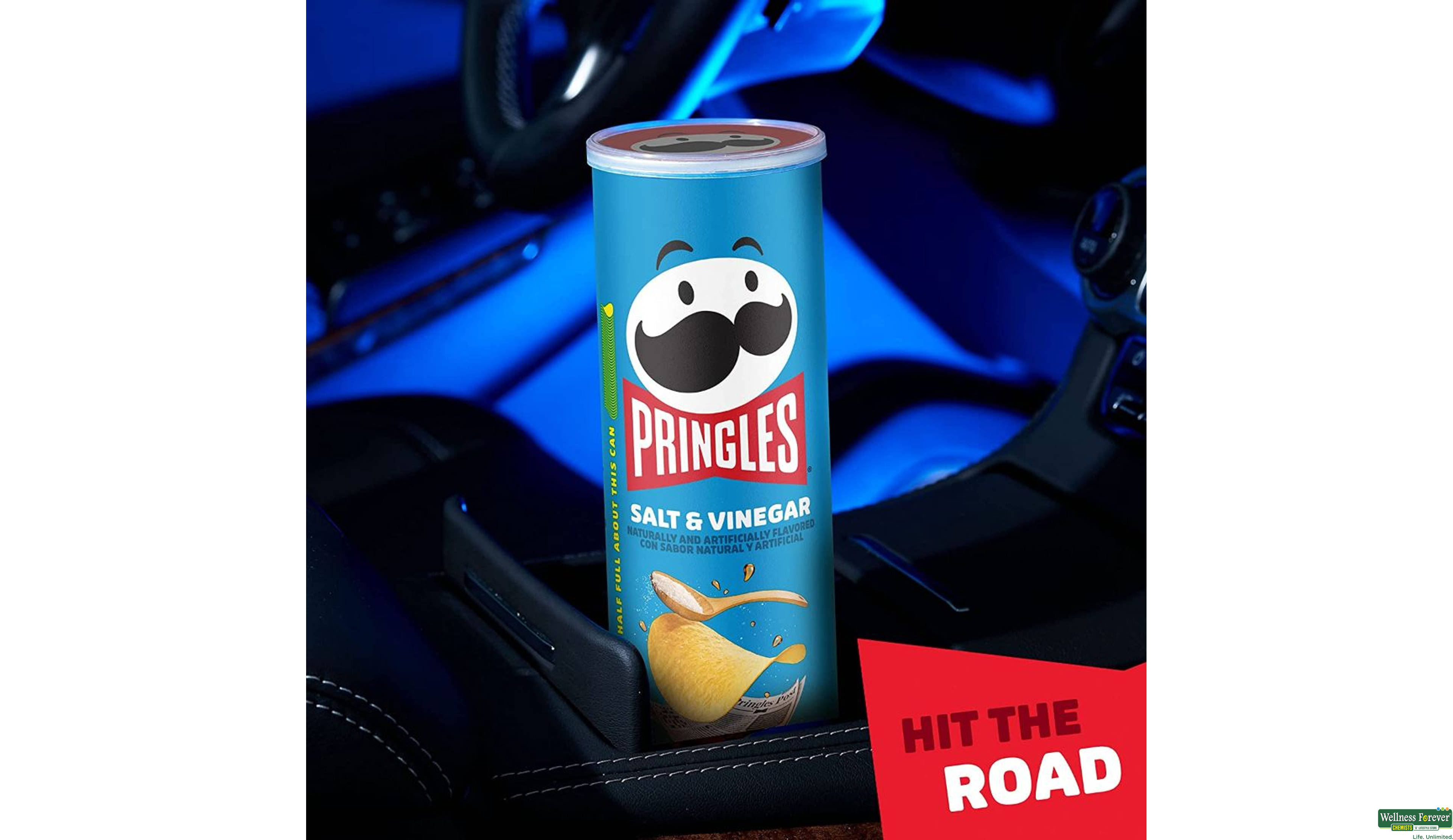 PRINGLES CHIPS SALT/VINEGAR 150GM- 4, 150GM, null