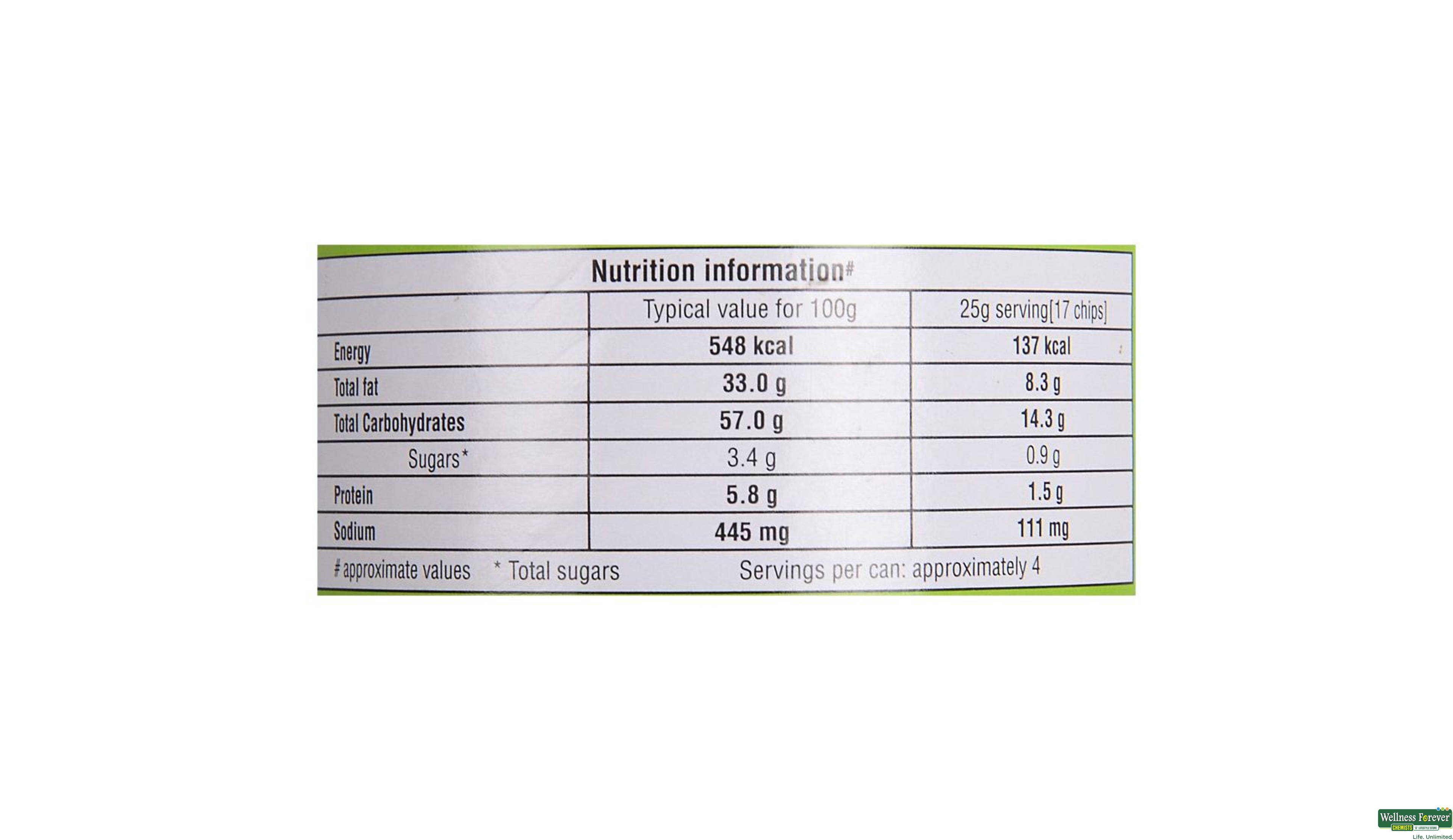 PRINGLES CHIPS SOUR CRM/ONION 110GM- 2, 110GM, null