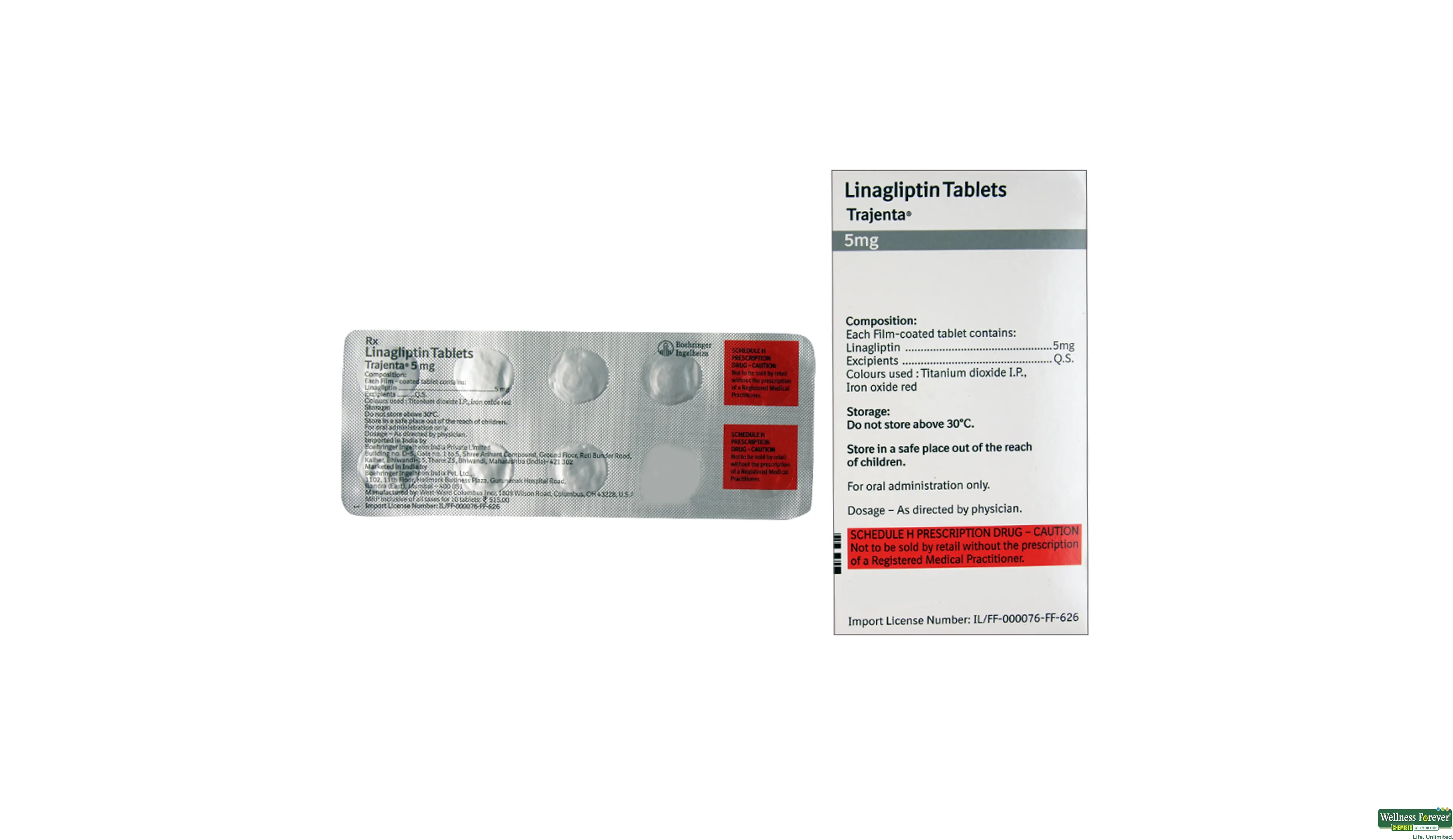 Tab 2024 trajenta 5mg