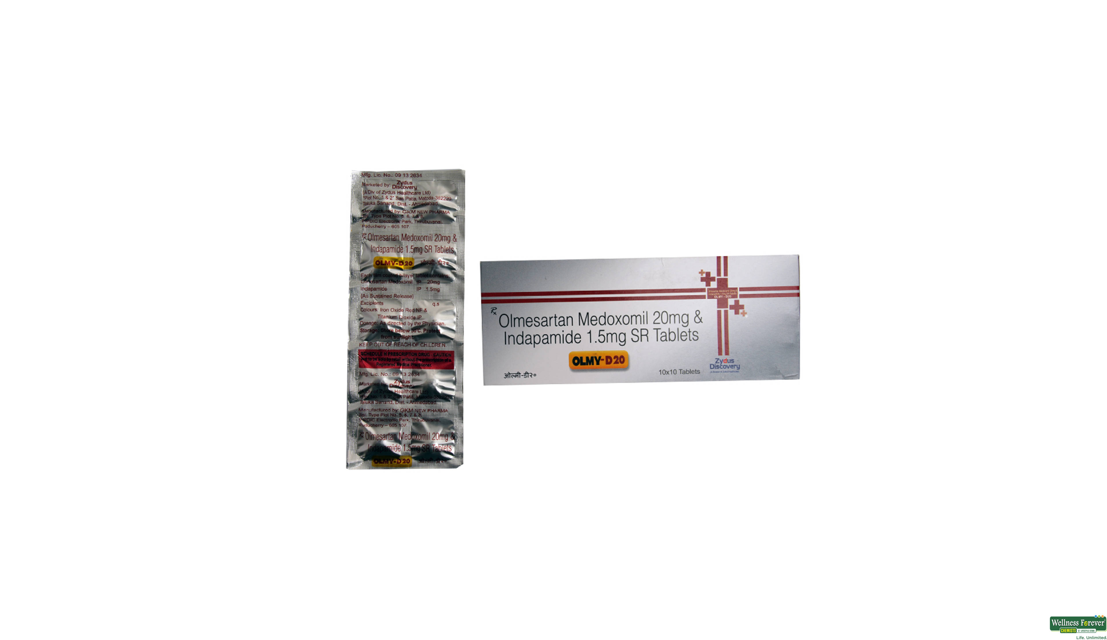 OLMY-D 20MG 10TAB- 1, 10TAB, 