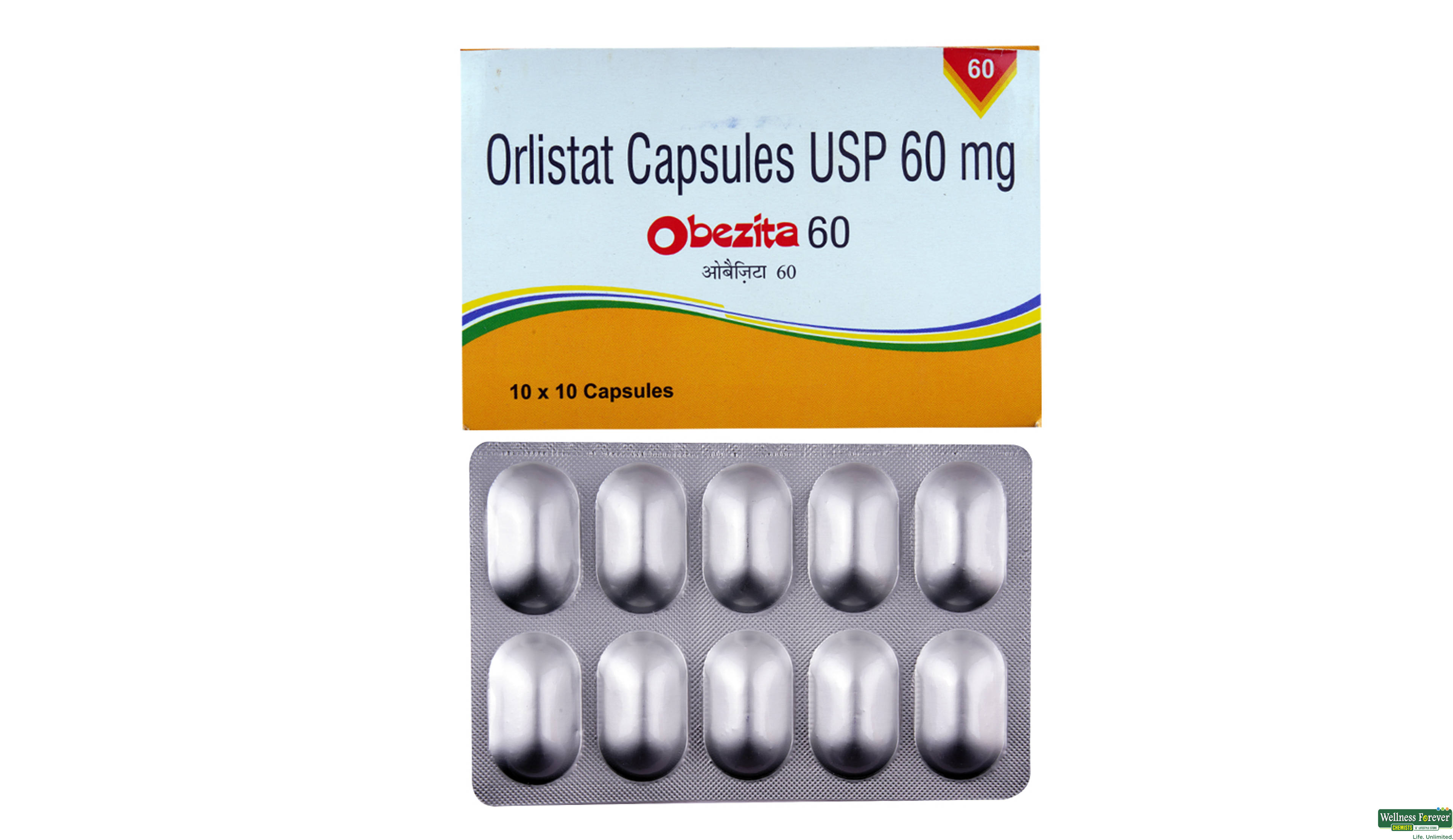 OBEZITA 60MG 10TAB- 1, 10TAB, 