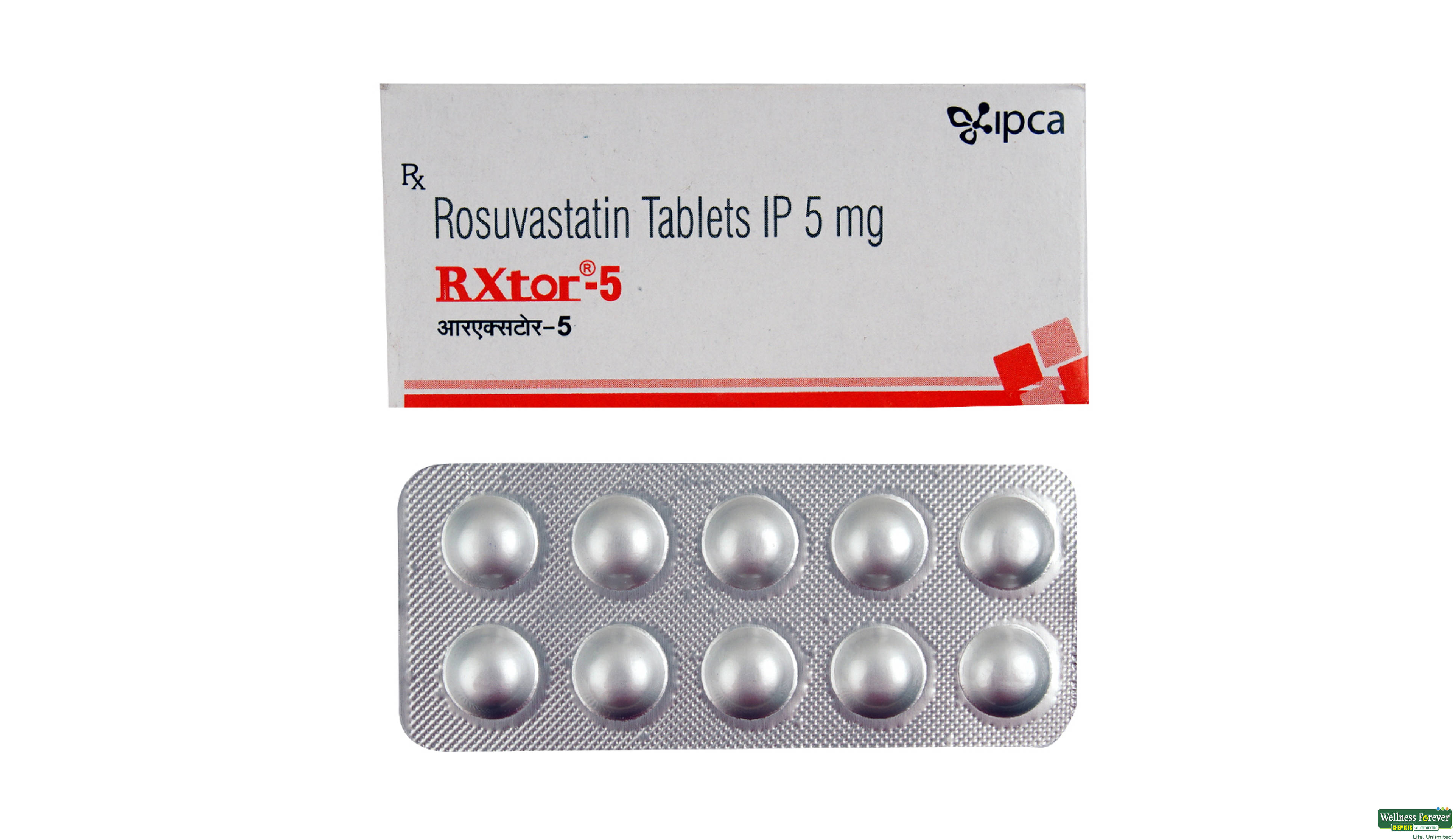 RXTOR 5MG 10TAB- 1, 10TAB, 
