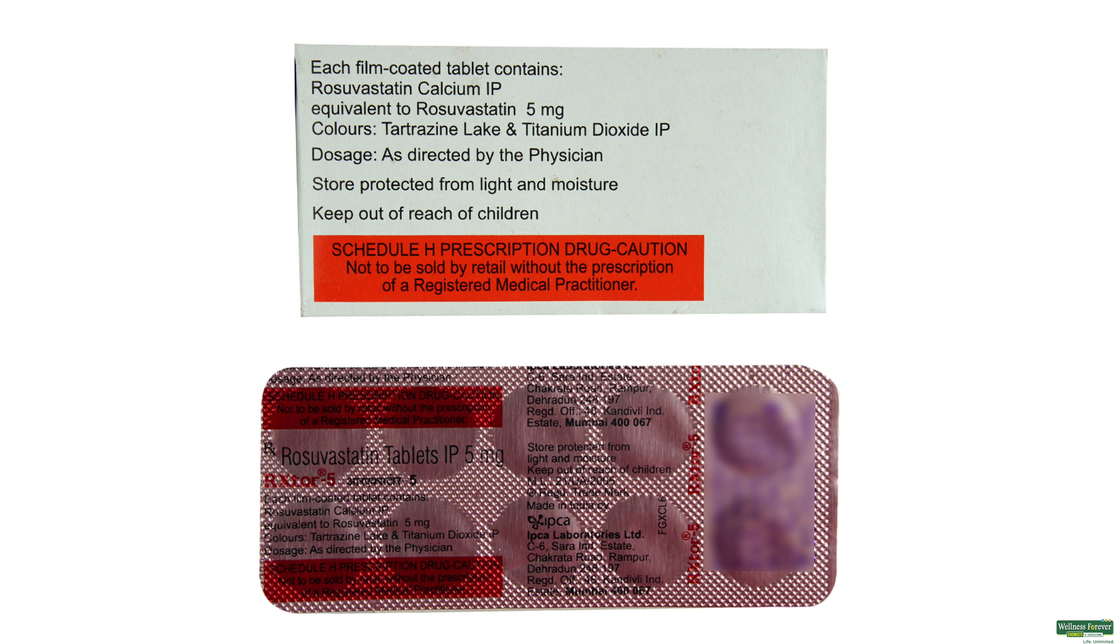 RXTOR 5MG 10TAB- 2, 10TAB, 