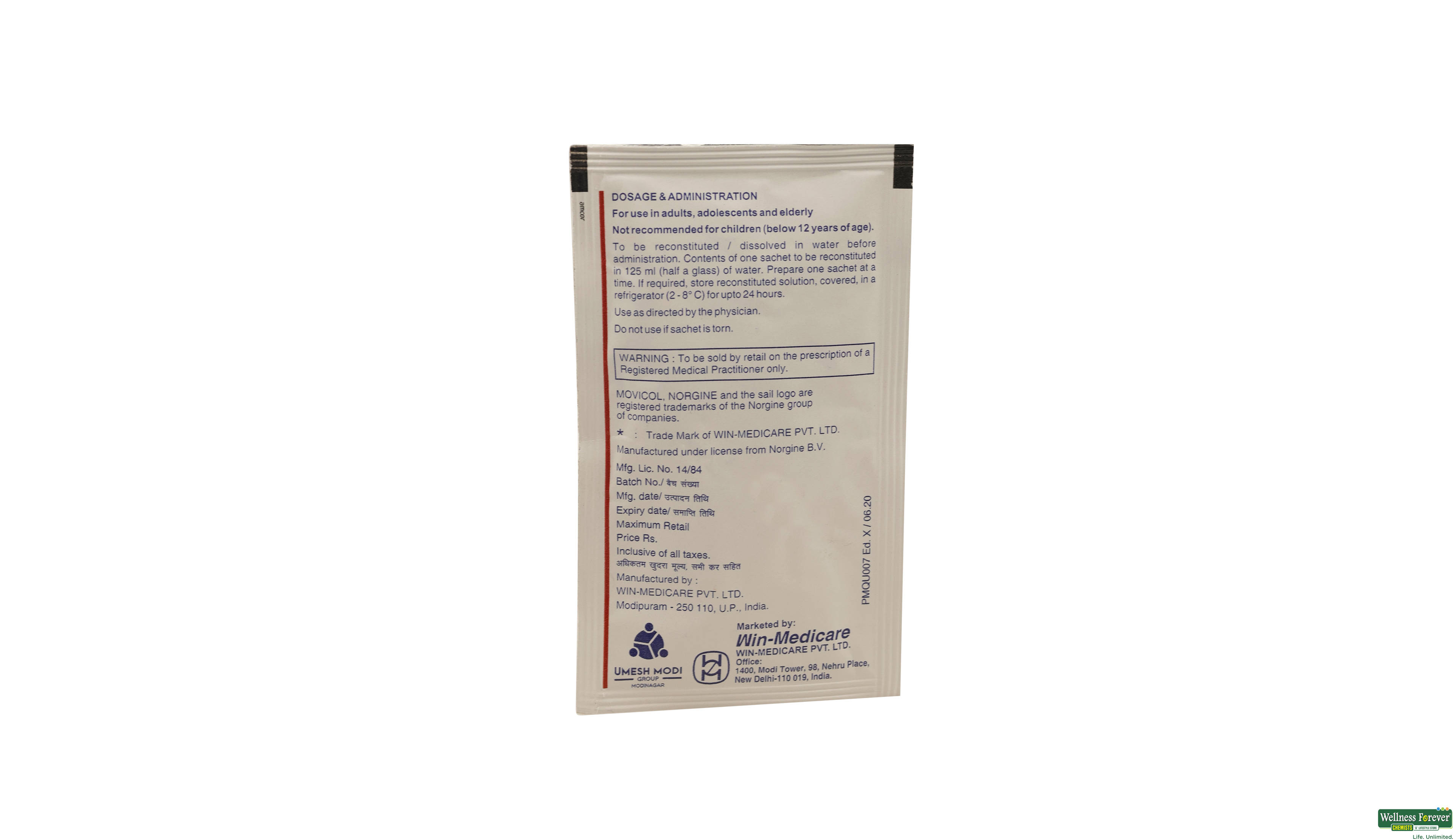 MOVICOL SACH 13.81GM- 2, 13.81GM, 