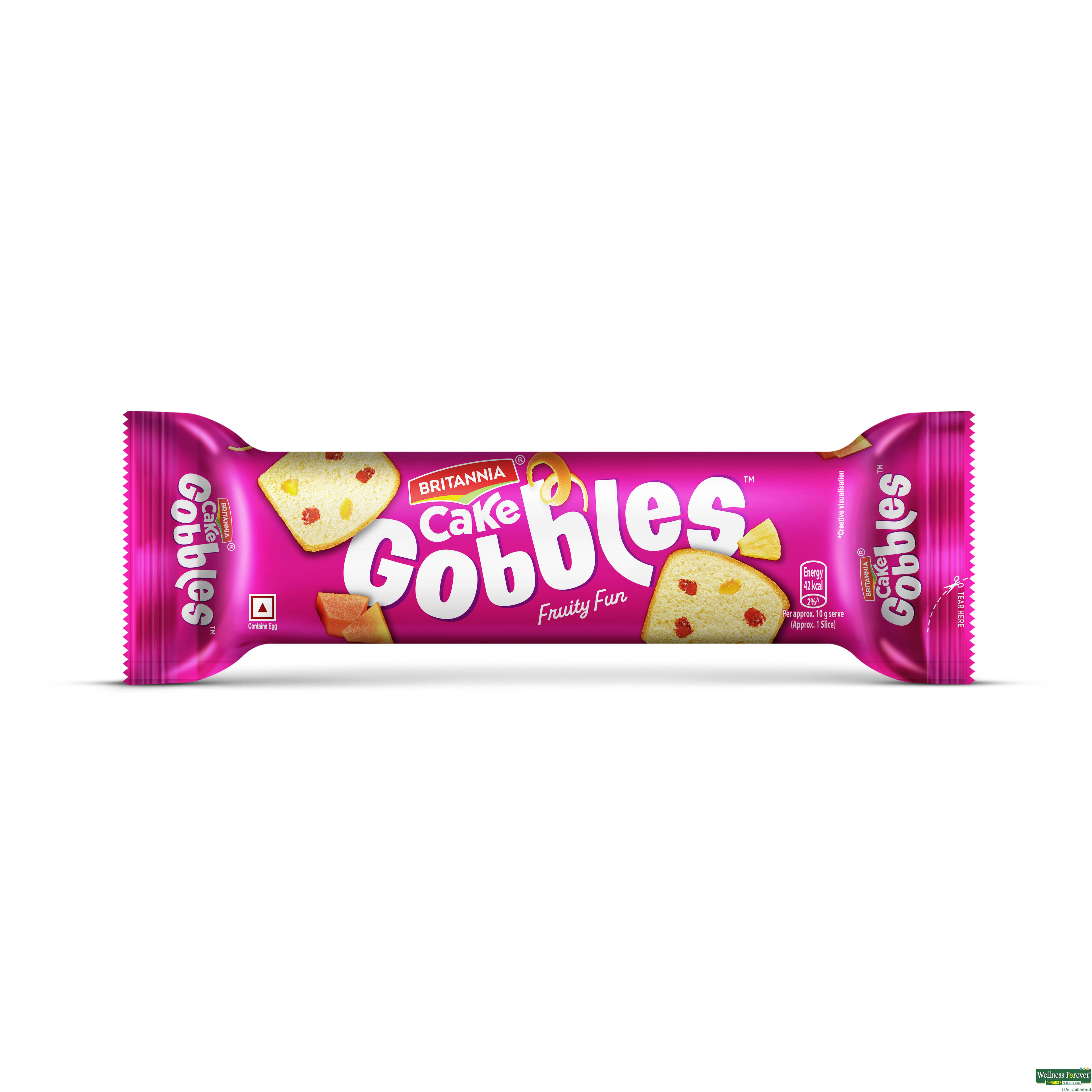 BRIT CAKE GOBBLES FRUITY FUN 110GM-image
