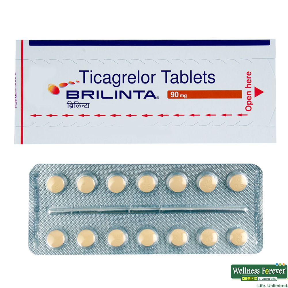 Buy Brilinta 90mg 14 Tablets Online at Best Prices Wellness Forever