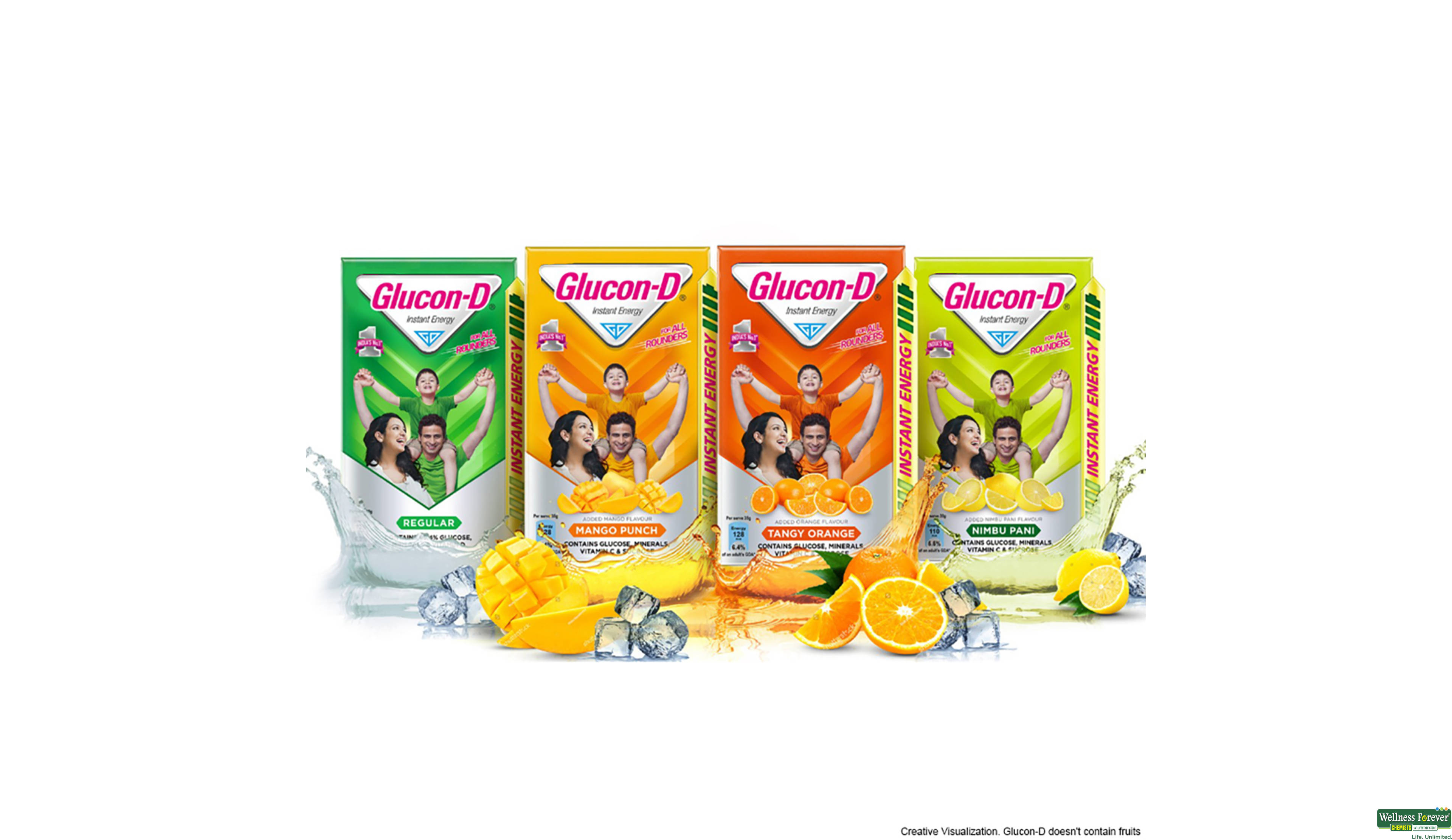 GLUCON D PWDR ORANGE REF 1KG- 2, 1KG, 