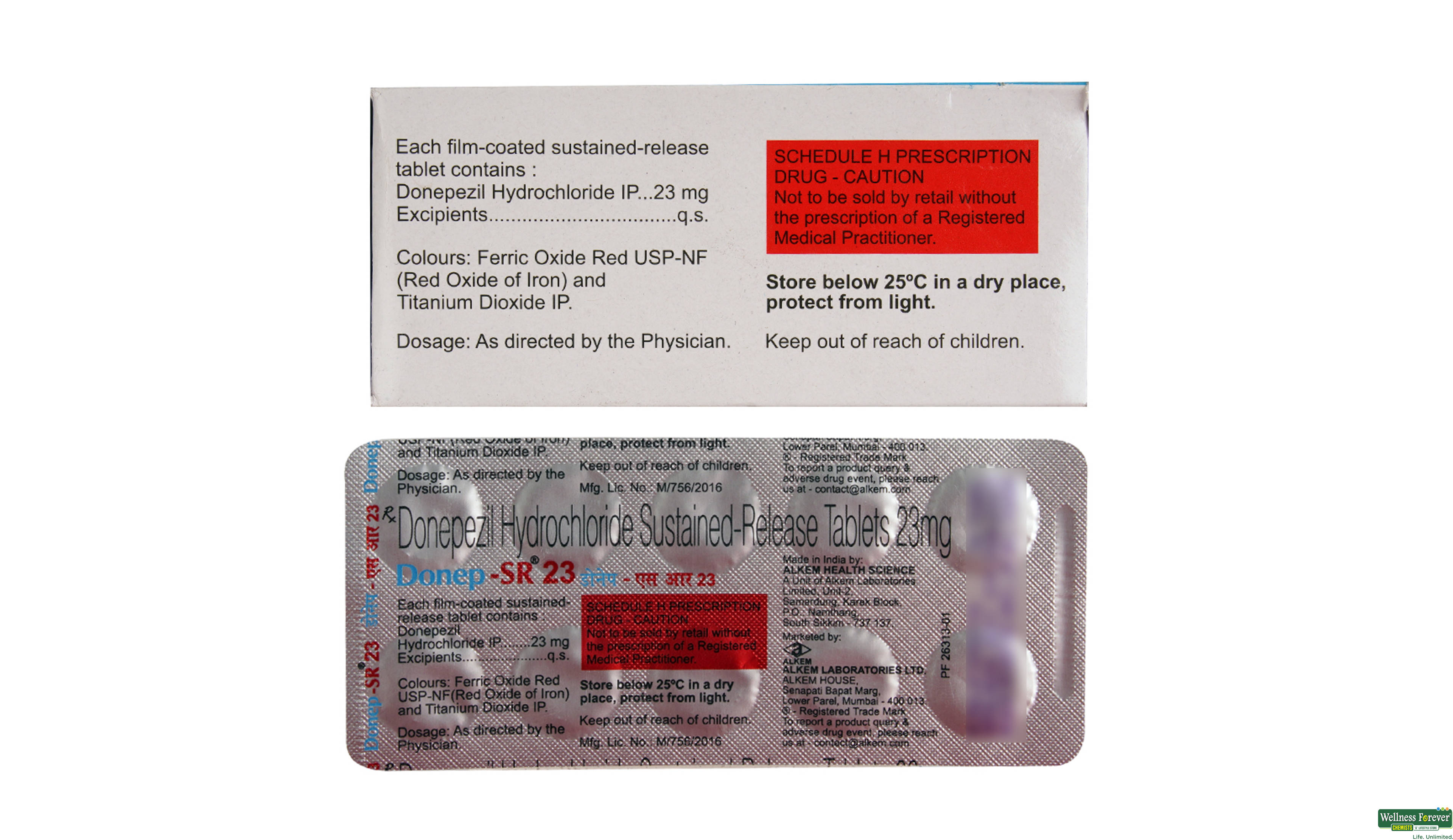 DONEP-SR 23MG 10TAB- 2, 10TAB, 