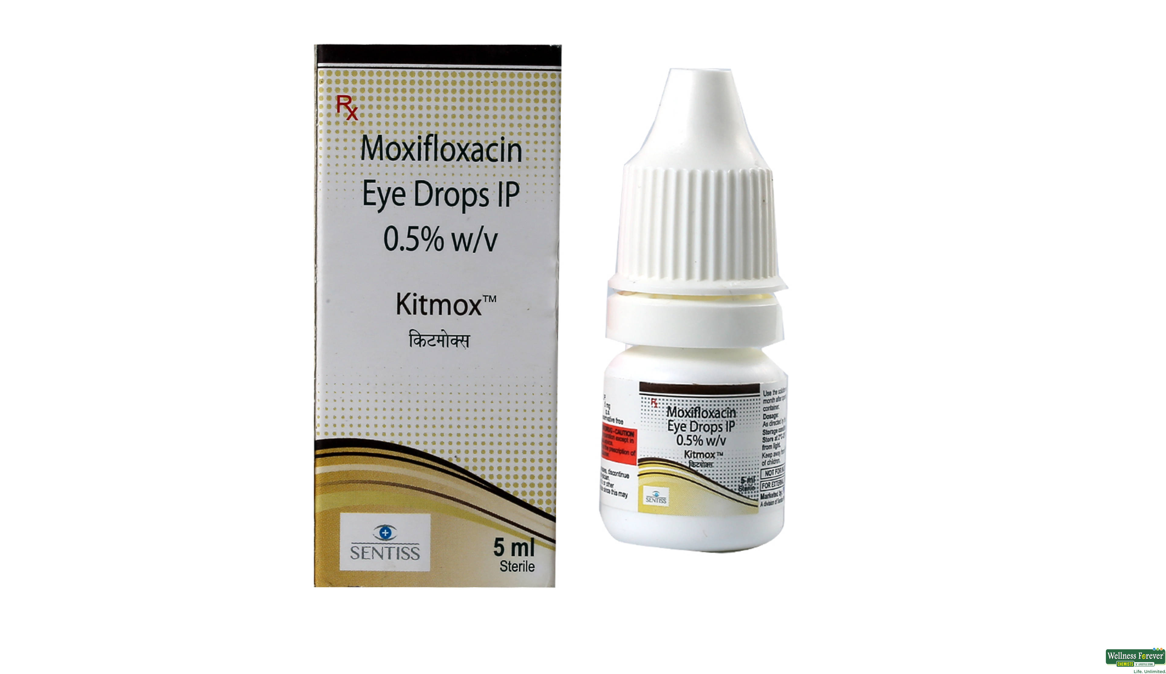 KITMOX 0.5% E/DROP 5ML- 1, 5ML, 