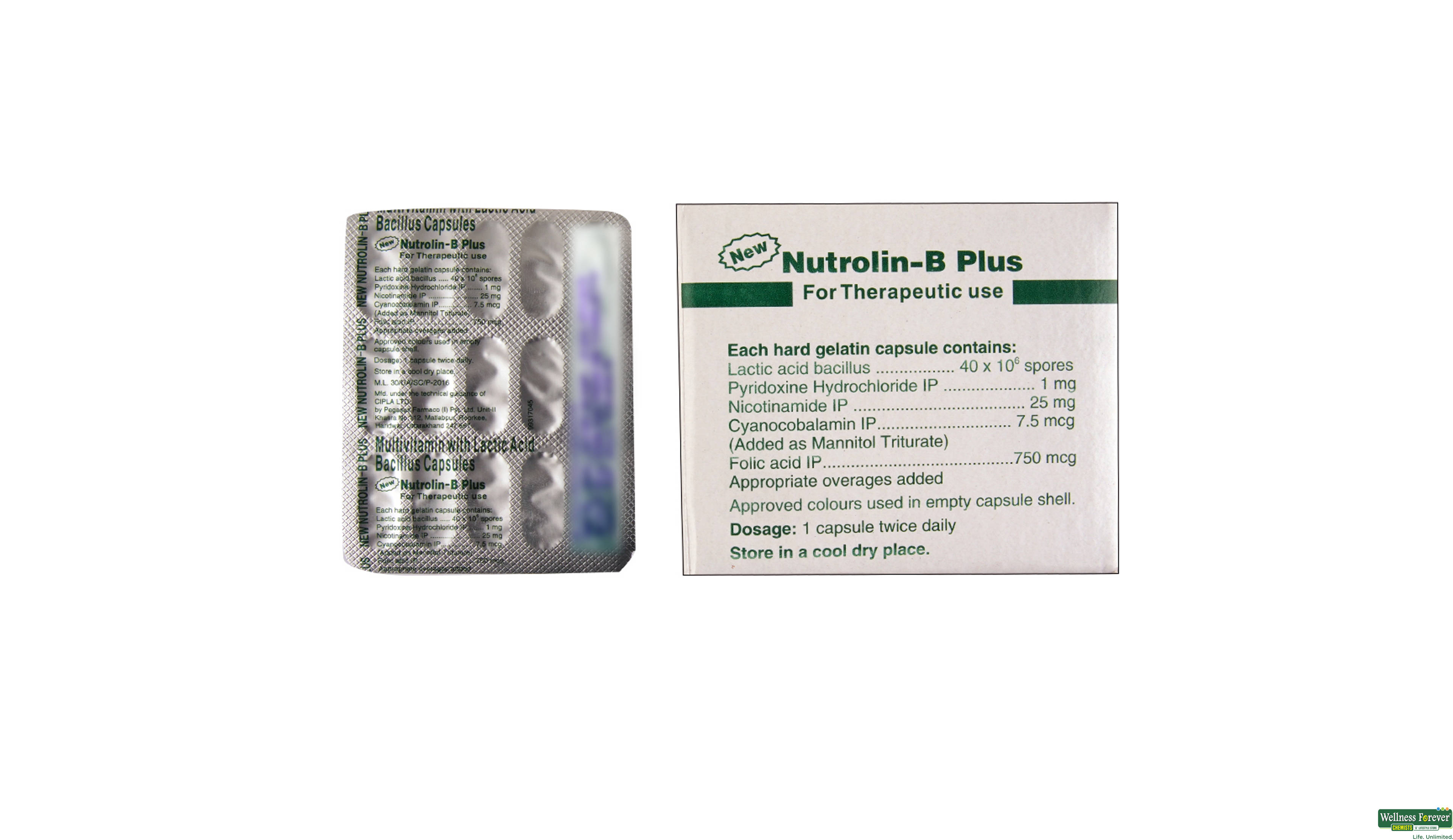 NUTROLIN-B PLUS 15CAP- 2, 15CAP, 