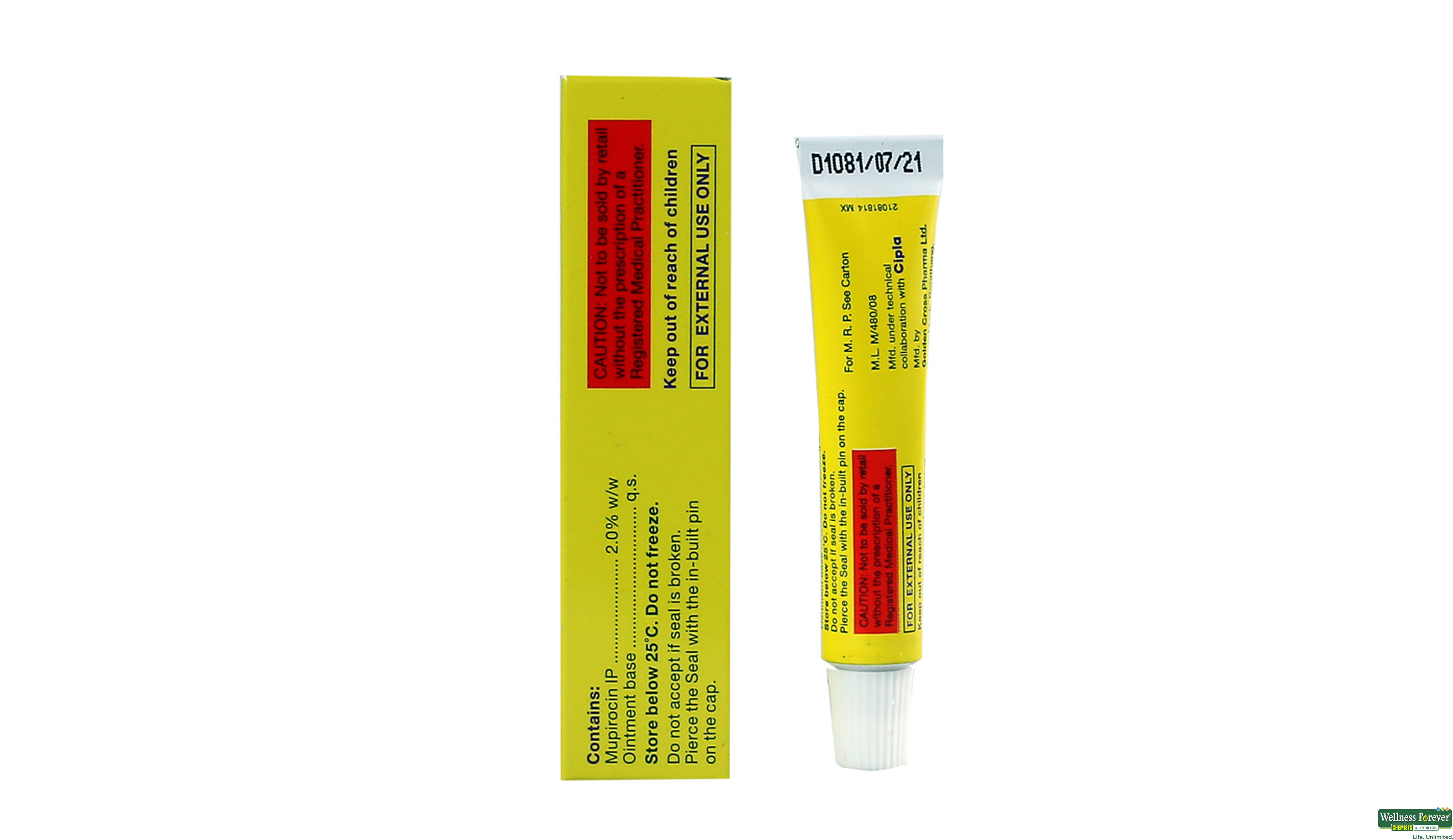 MUPINASE OINT 5GM- 2, 5GM, 