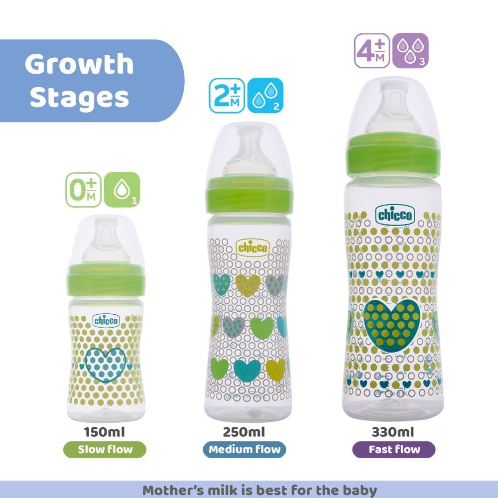 Natural Feeling Bottle - 2m+ 250ml, Chicco