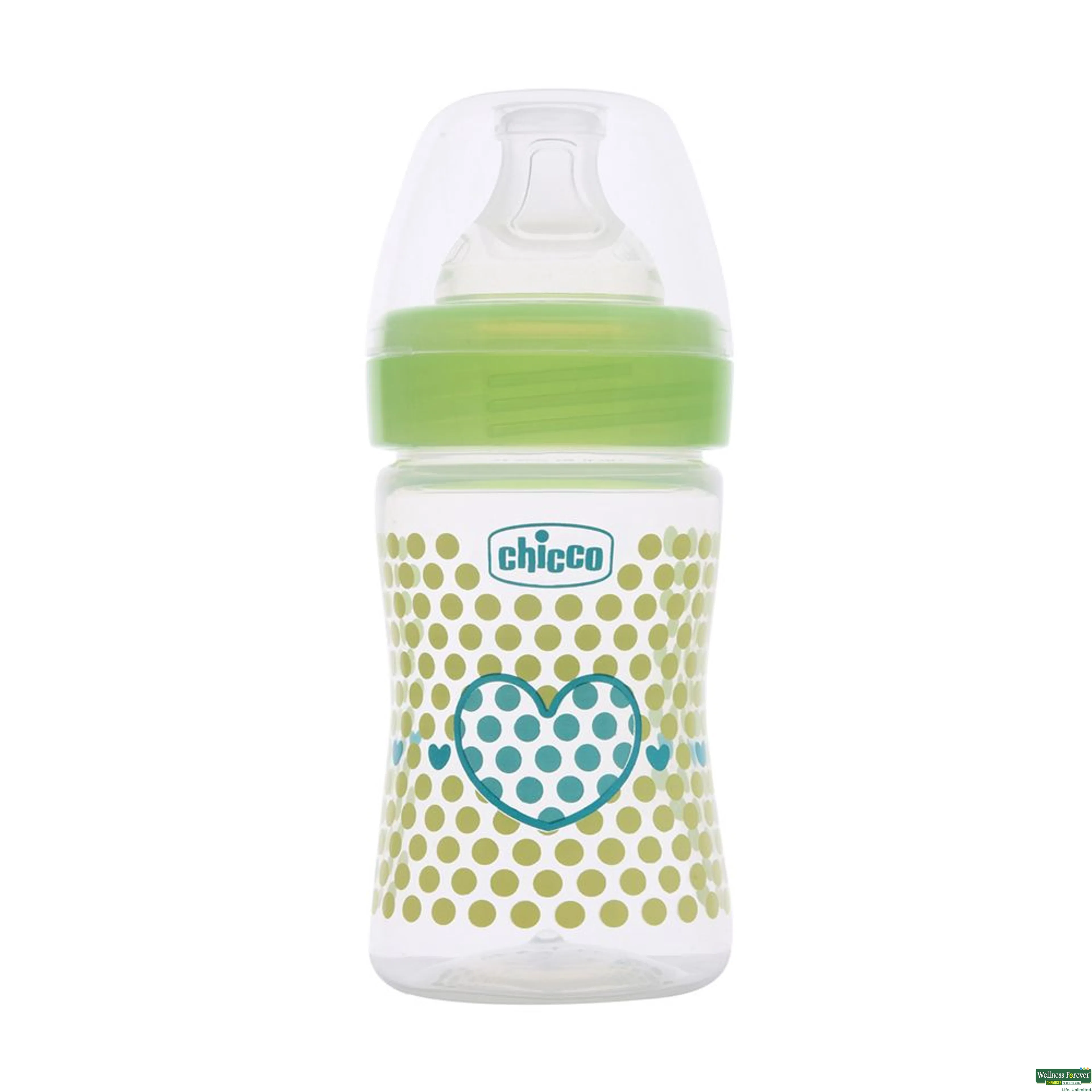 CHICCO FEED/BOTT GREEN 150ML-image