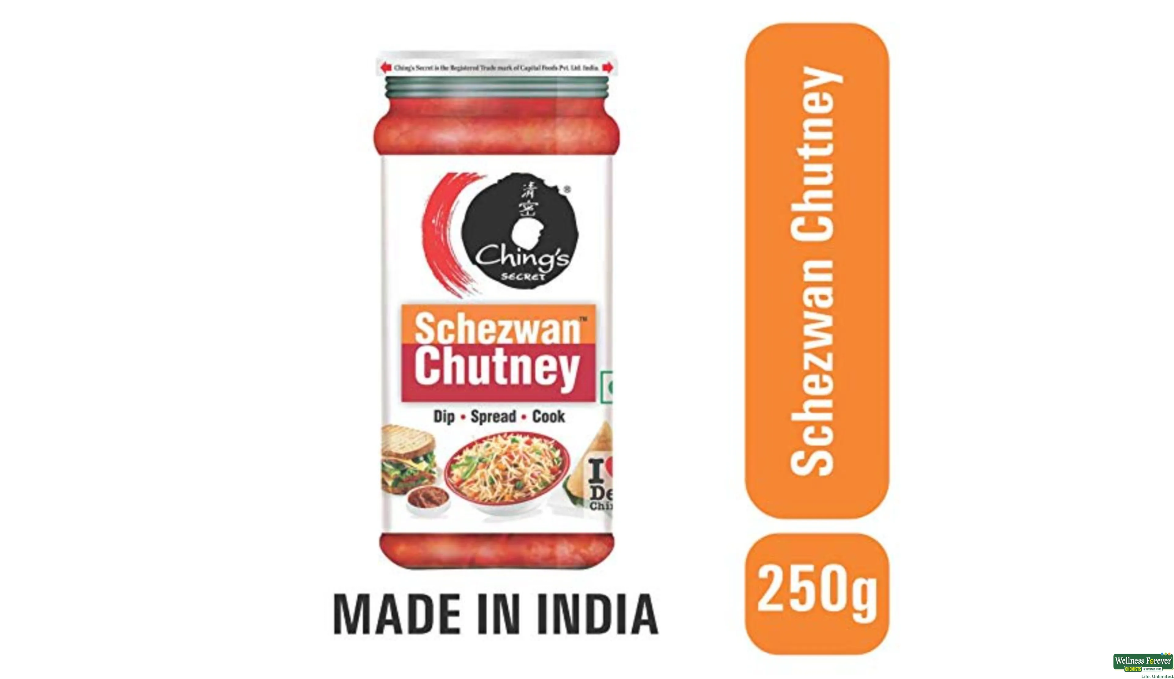 CHINGS CHUTNEY SCHEZWAN 250GM- 1, 250GM, 