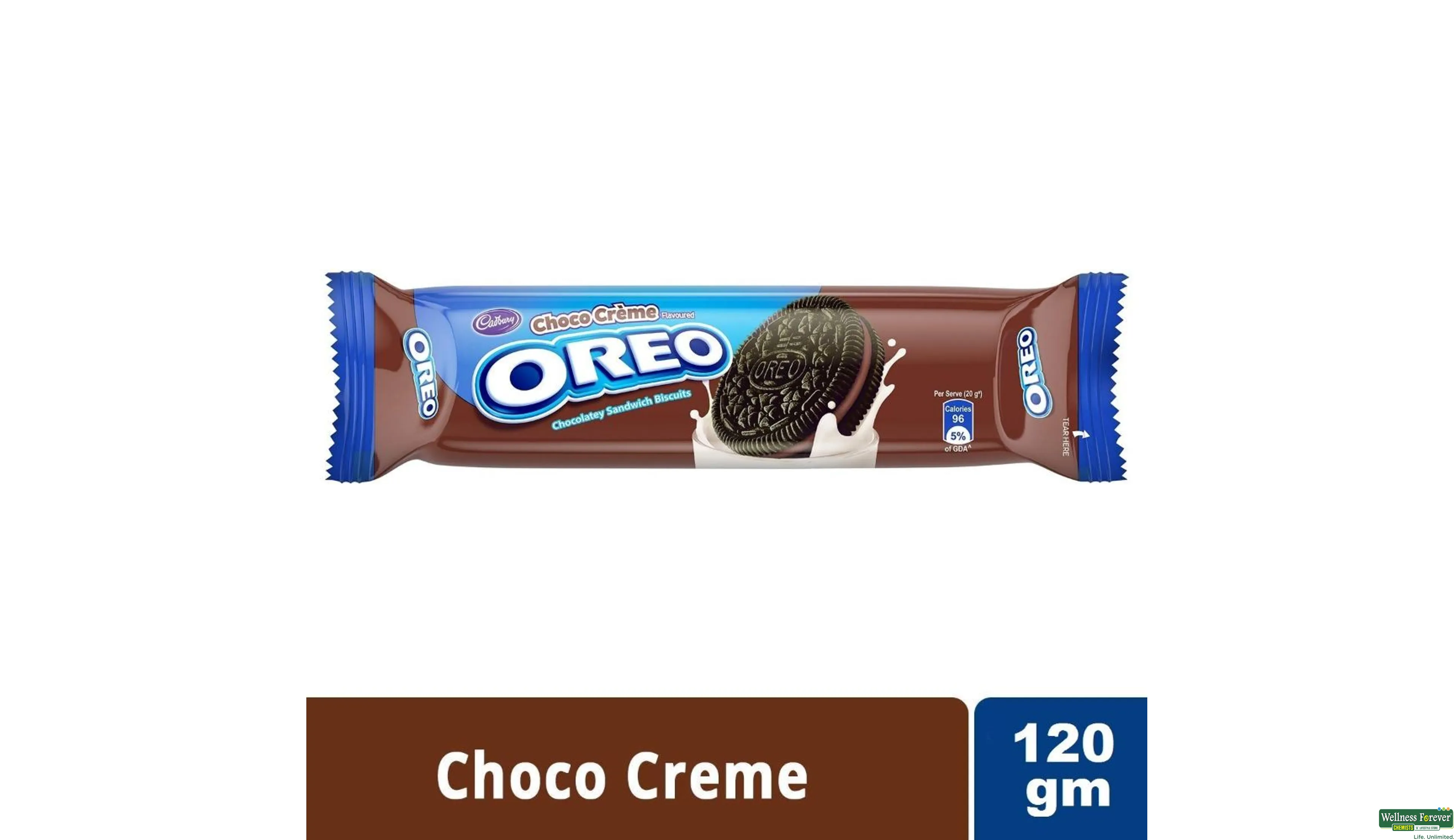 OREO BISC CHOC CRM 120GM- 1, 120GM, null