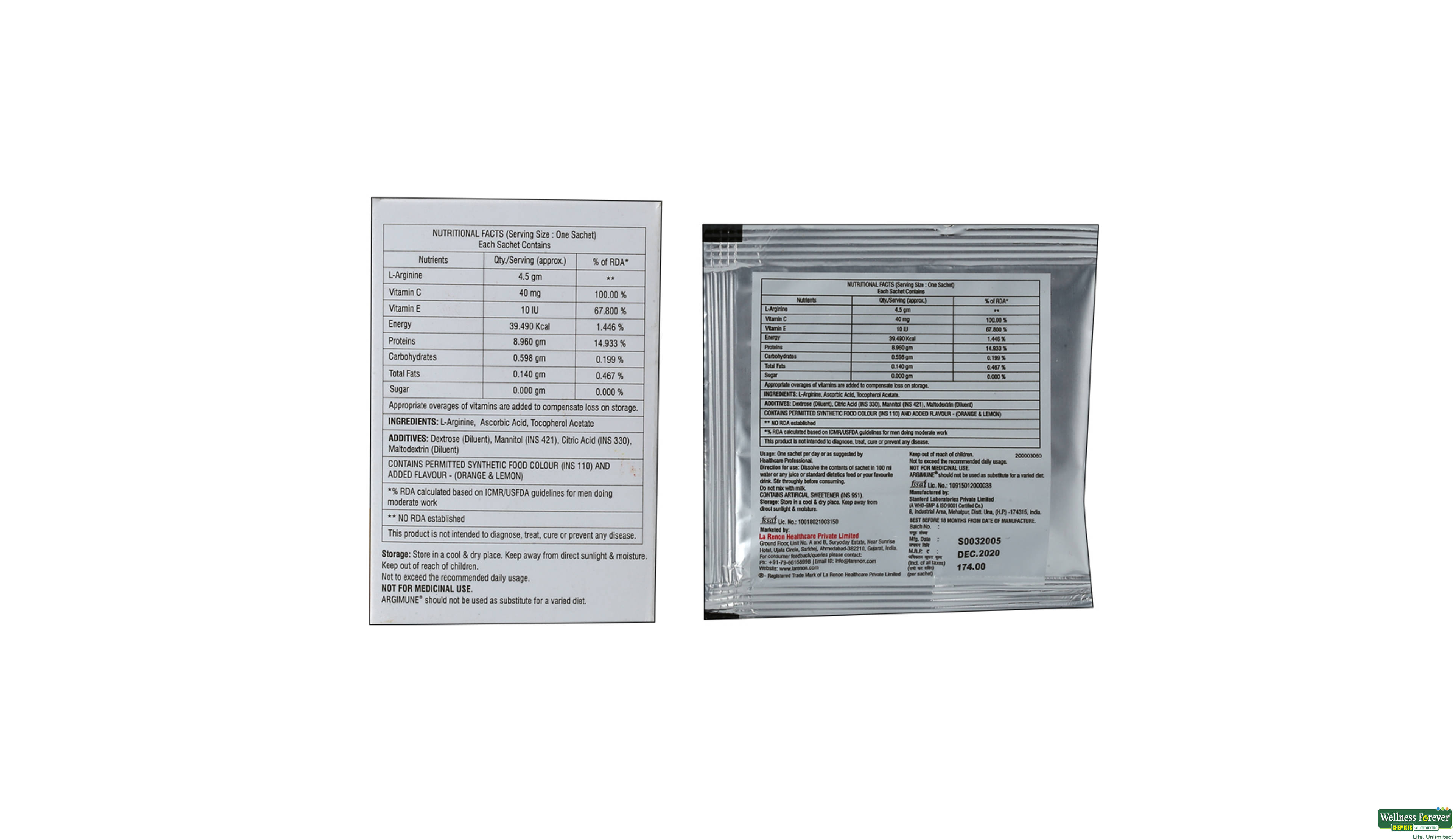 ARGIMUNE SACH 10GM- 2, 10GM, 