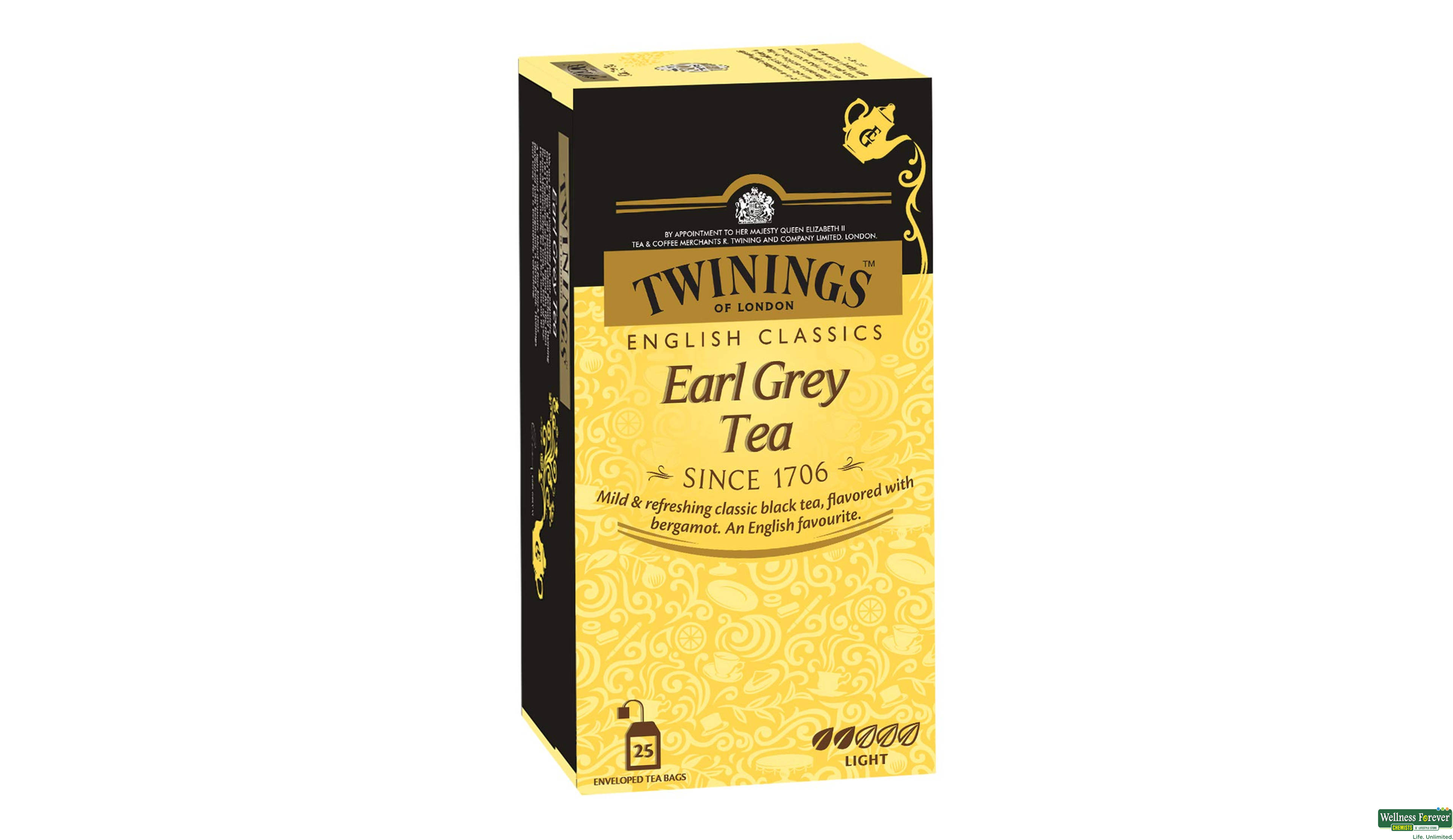 TWININGS TEA CLASSIC EARL GREY 25BAGS- 1, 25BAGS, null