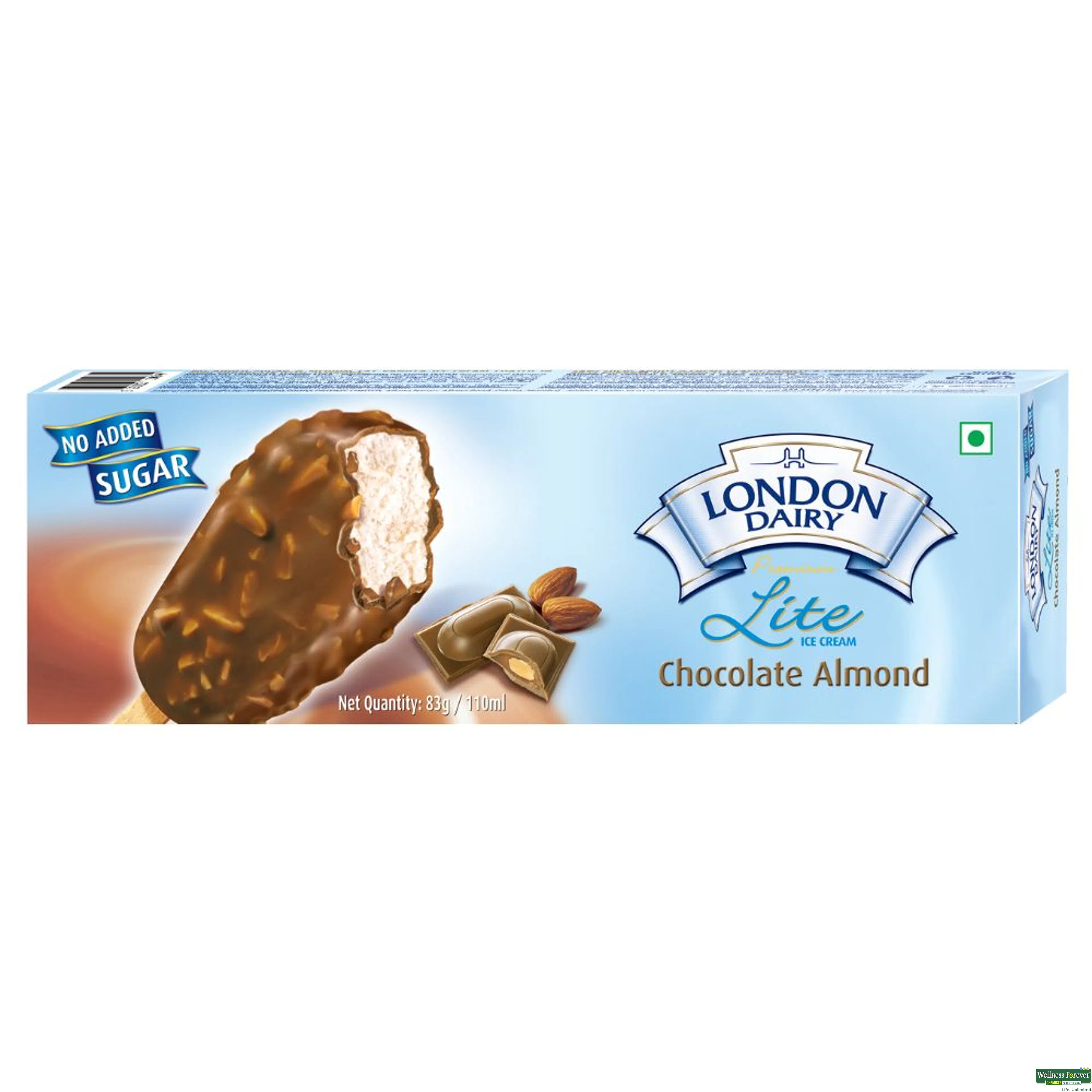 LOND I/C LITE CHOC ALMOND STICK 1PC-image