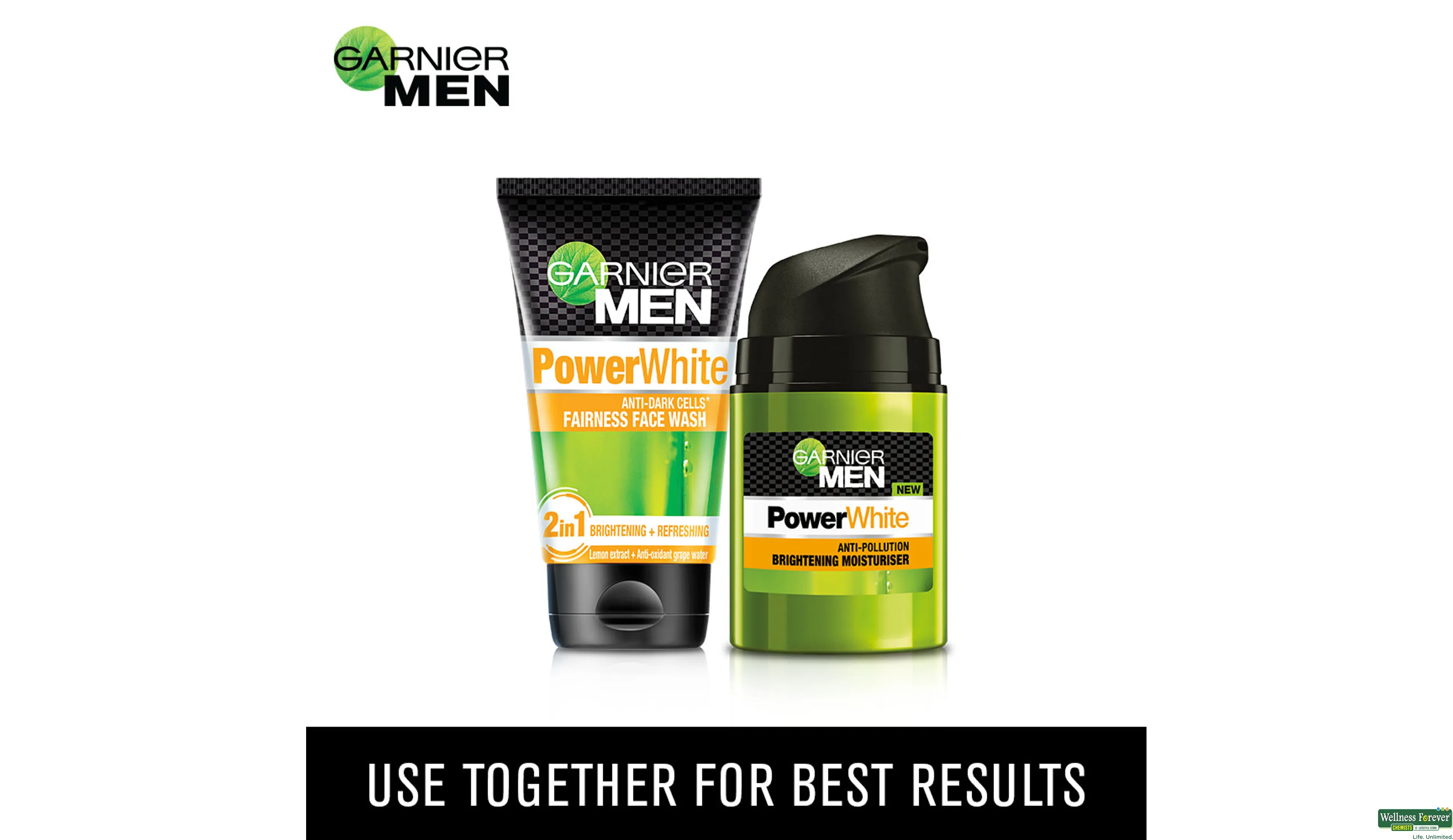 GARNIER F/WASH MEN TURBOBRIGHT BRIGHTENING 100GM- 8, 100GM, 