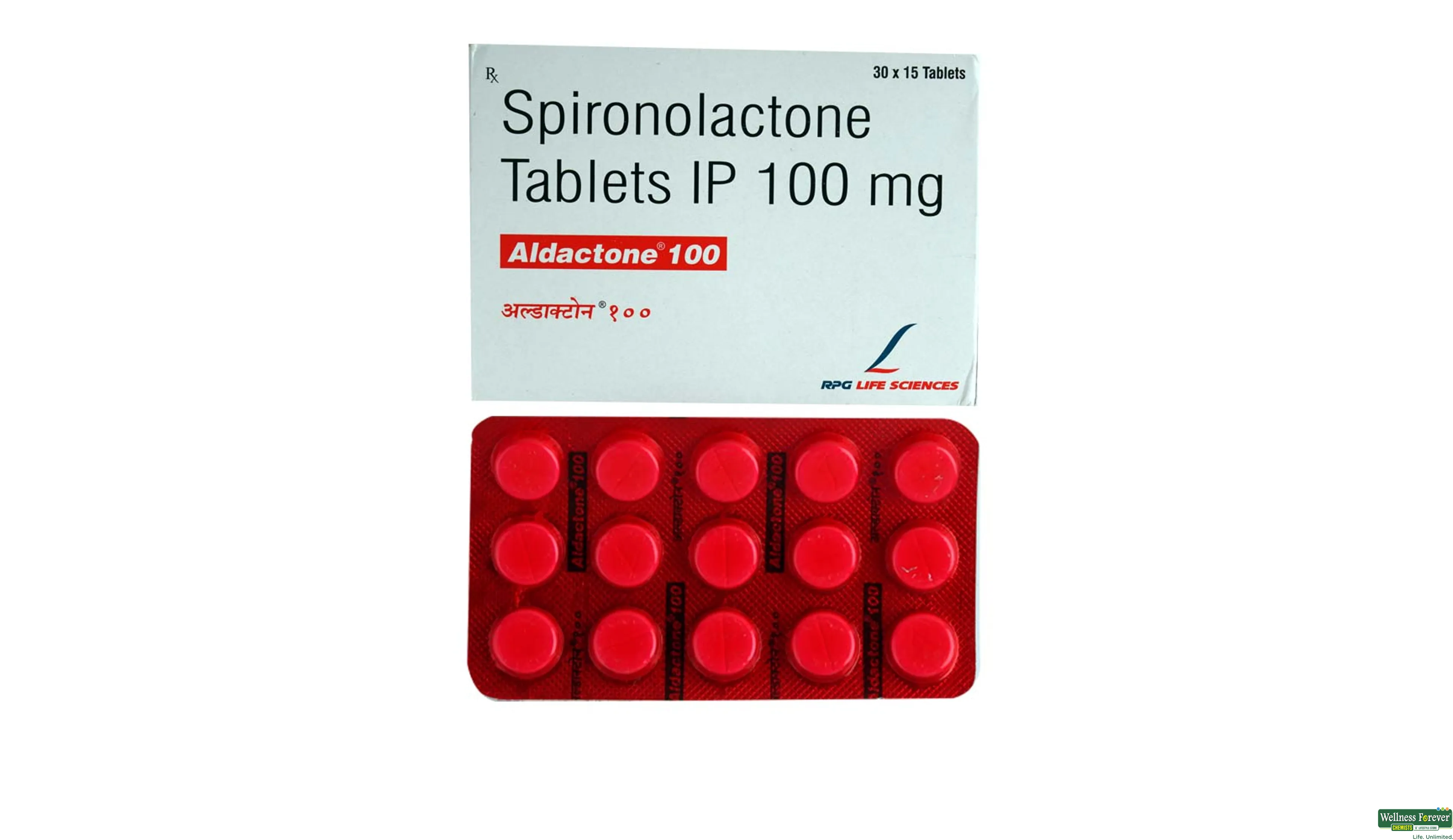 ALDACTONE 100MG 15TAB- 1, 15TAB, 