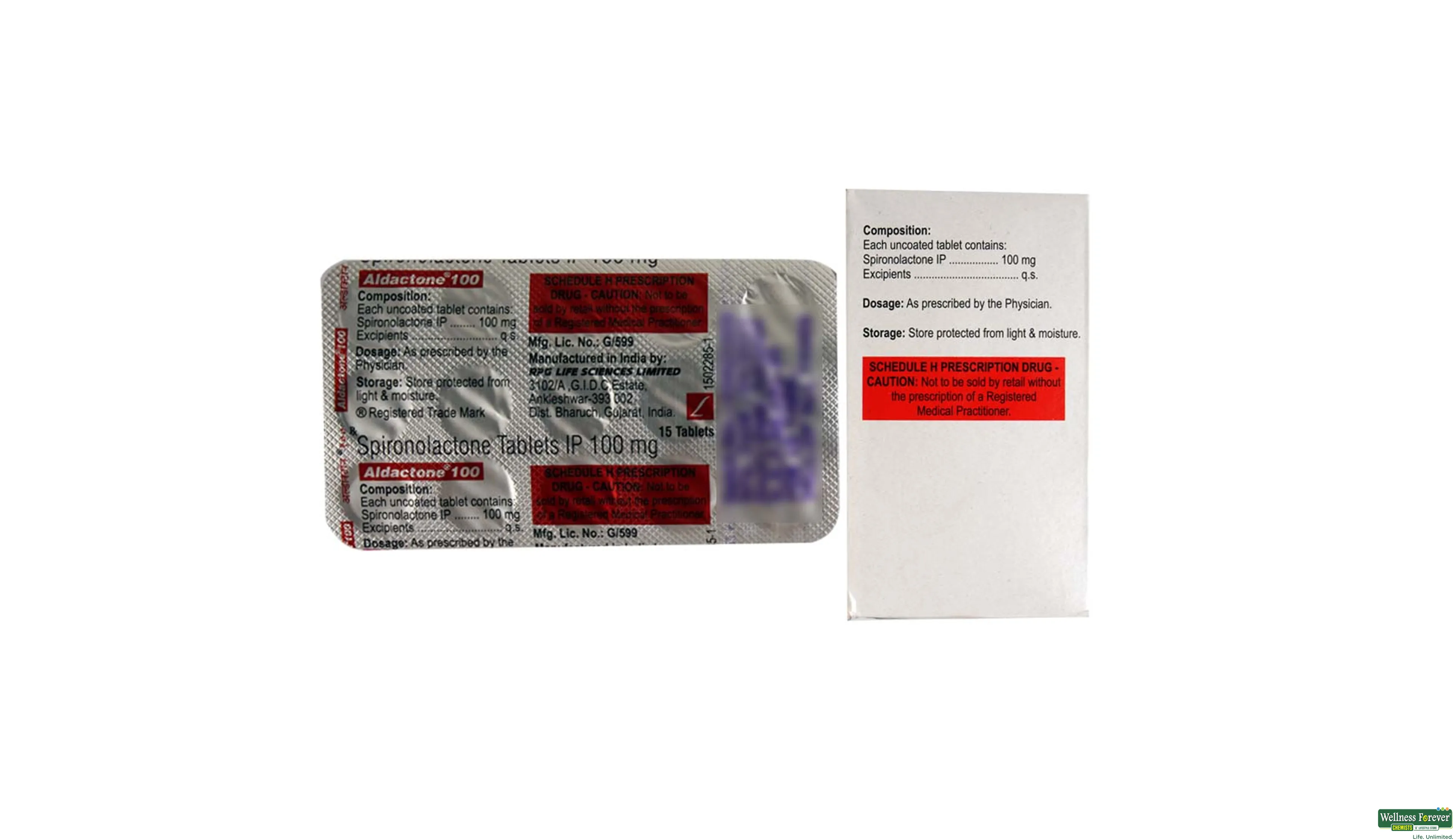 ALDACTONE 100MG 15TAB- 2, 15TAB, 