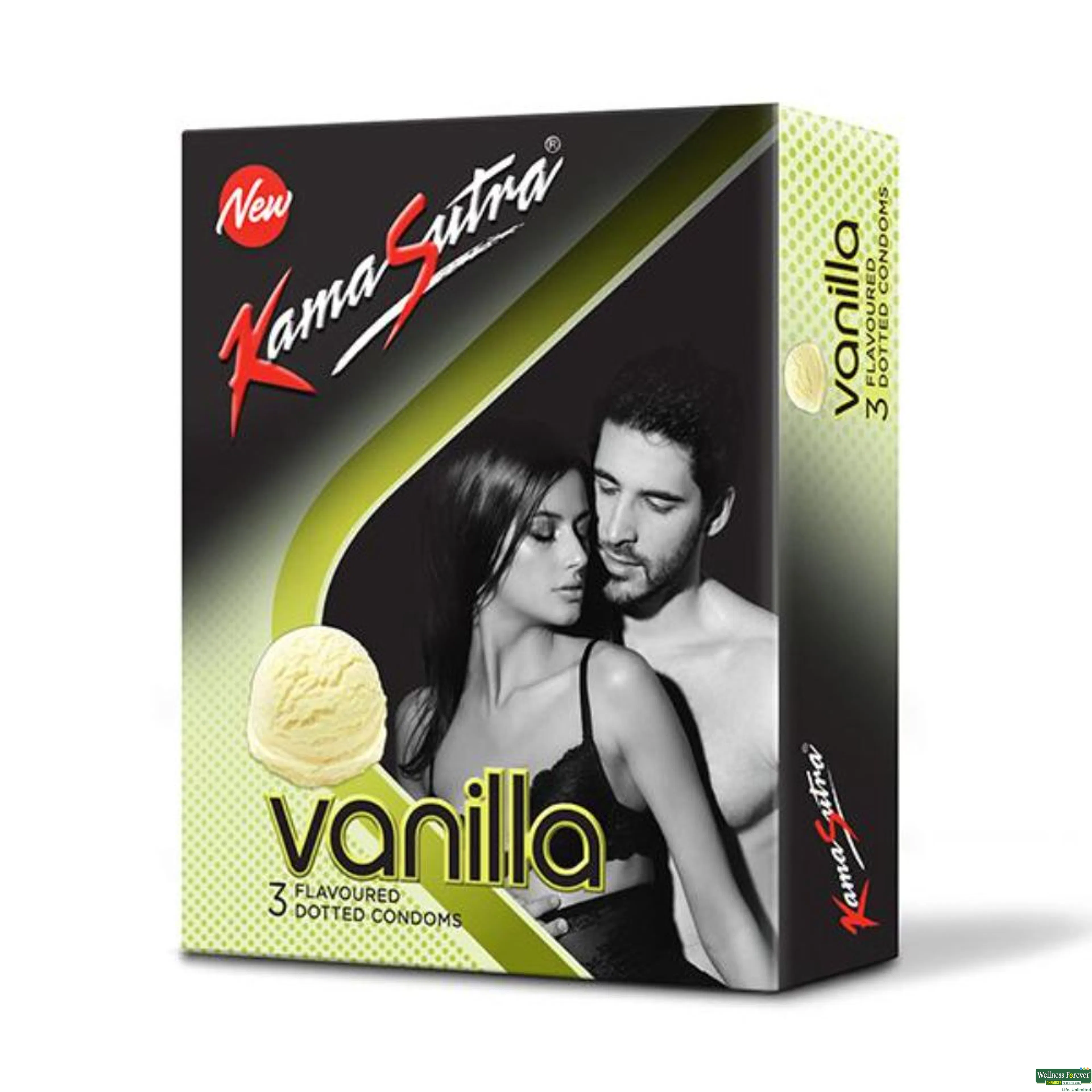 KS CONDOM EXCITE VANILLA 3PC-image