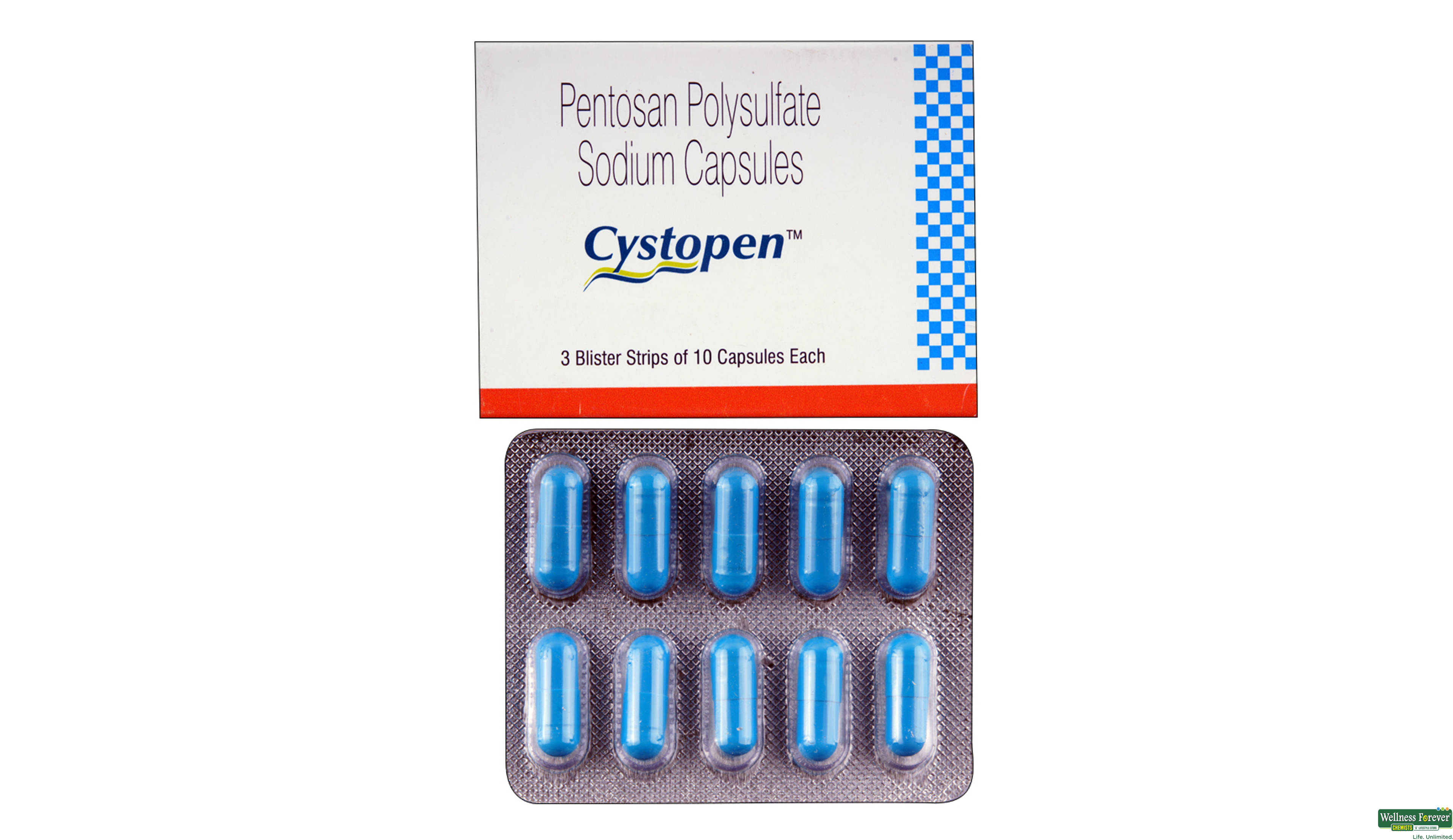 CYSTOPEN 100MG 10CAP- 1, 10CAP, 